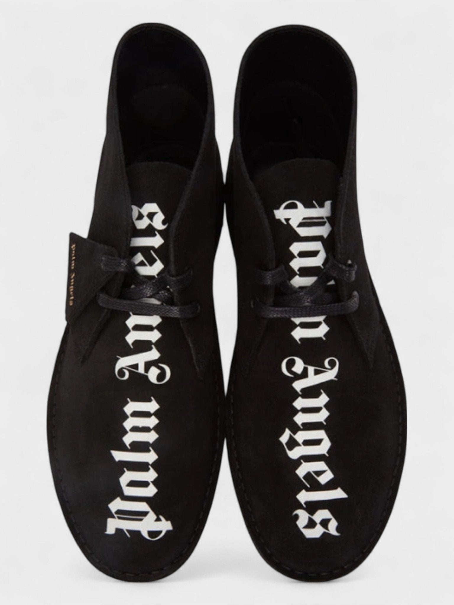 Clarks Originals Desert Boot Palm Angels Logo Black White - Supplied FashionPalm Angels