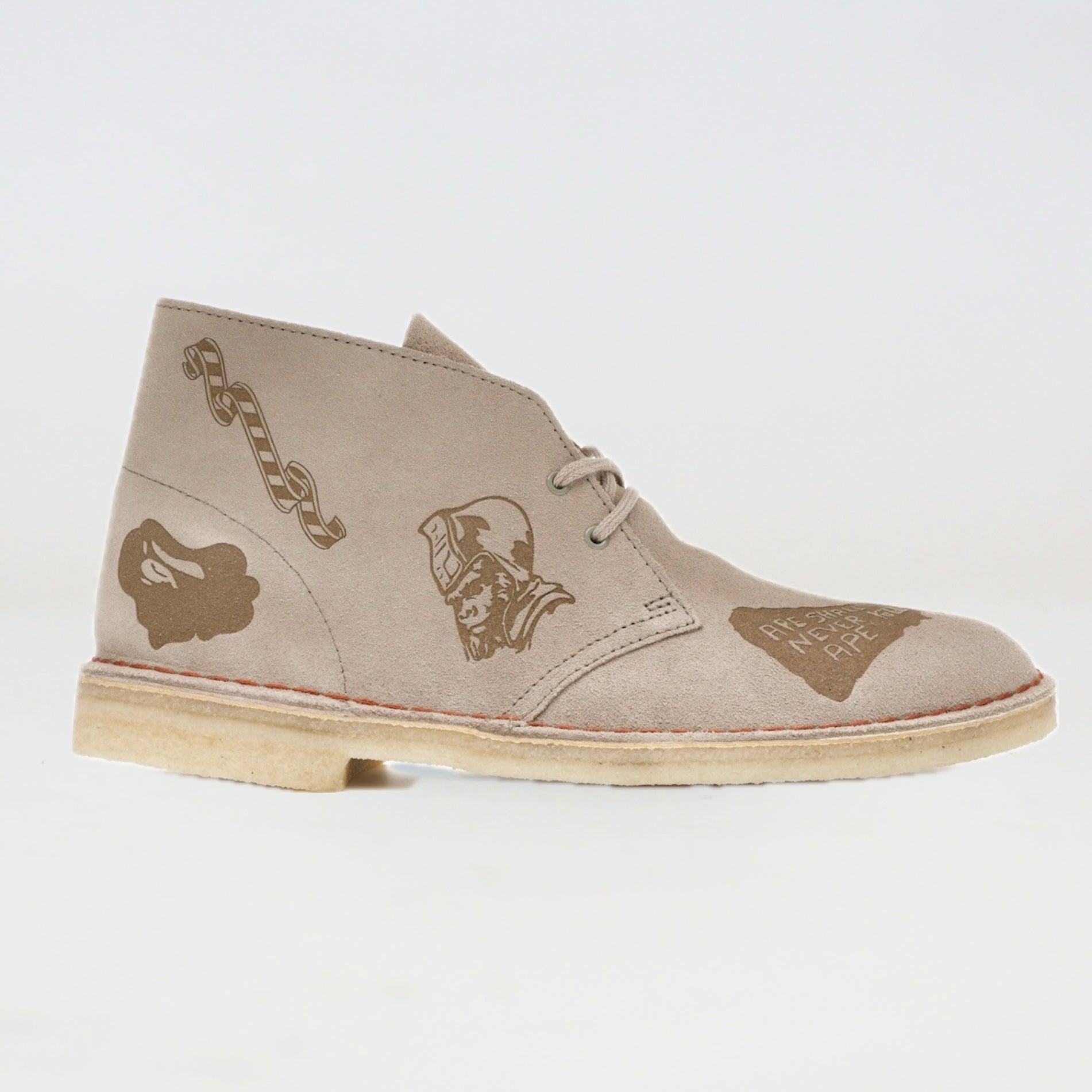 Clarks x Bape Desert Boot Beige UK8.5 - Supplied LuxuryClarks