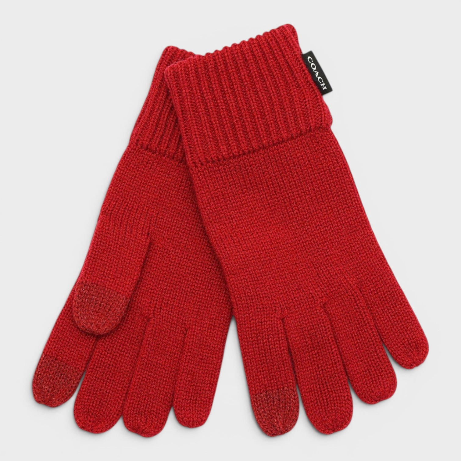 Patch Gloves Dark Red