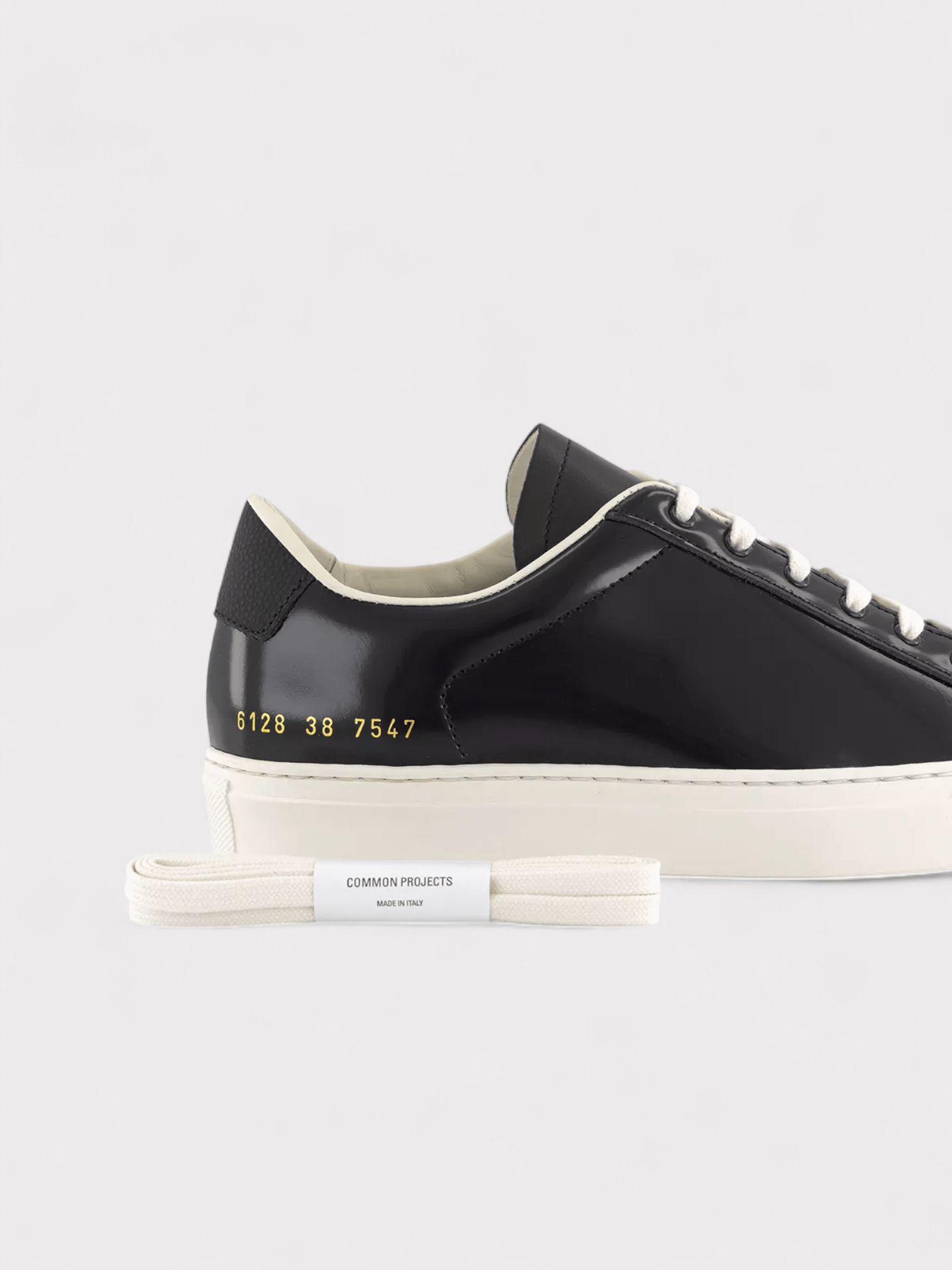 Common Projects Retro Gloss Black - Supplied FashionCommon Projects