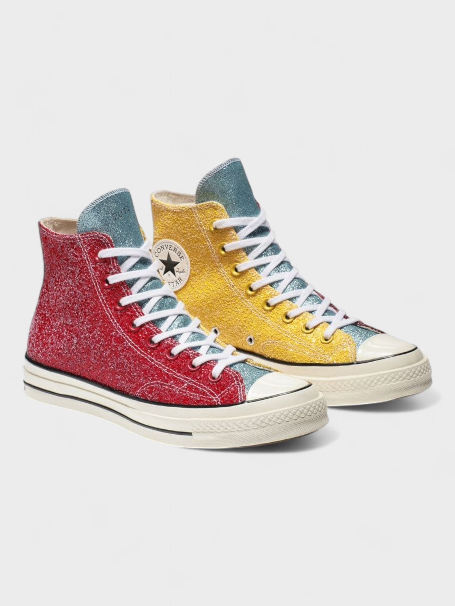 Converse x JW Anderson Chuck 70 Hi 'Glitter Pack - Cherry Sulphur' - Supplied FashionConverse