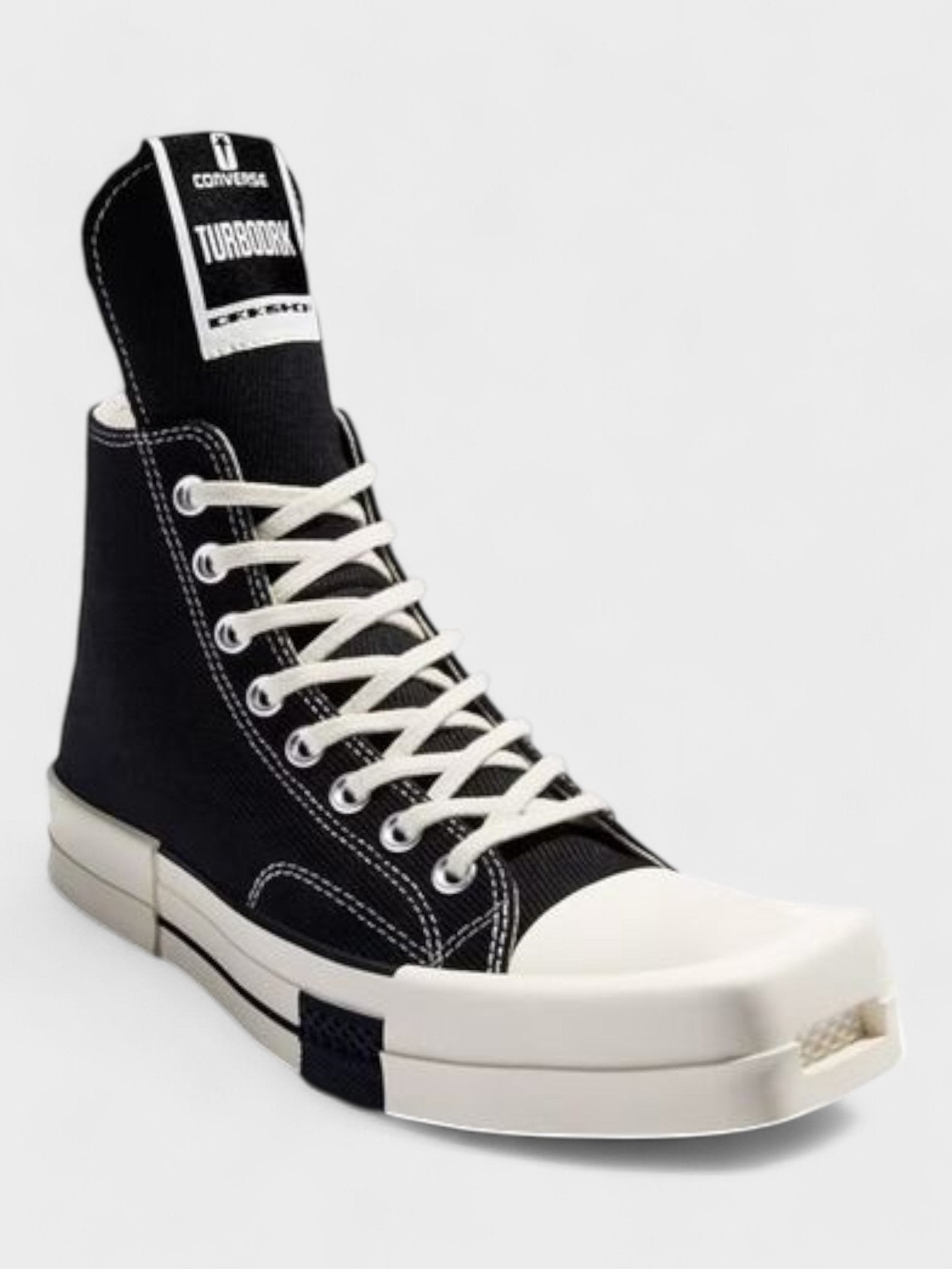 Converse x Rick Owens TURBODRK Chuck 70 High 'Black' - Supplied FashionConverse