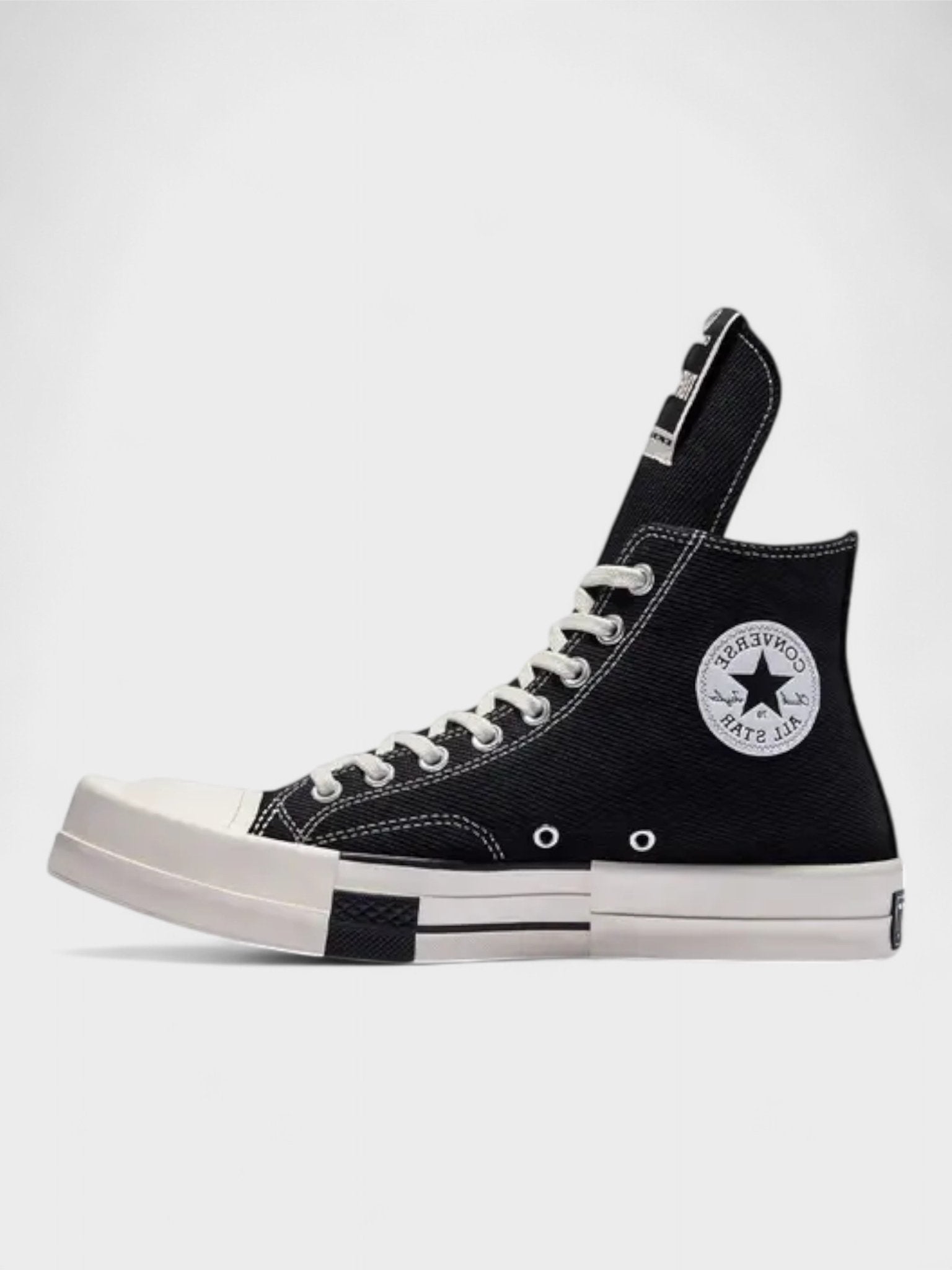 Converse x Rick Owens TURBODRK Chuck 70 High 'Black' - Supplied FashionConverse