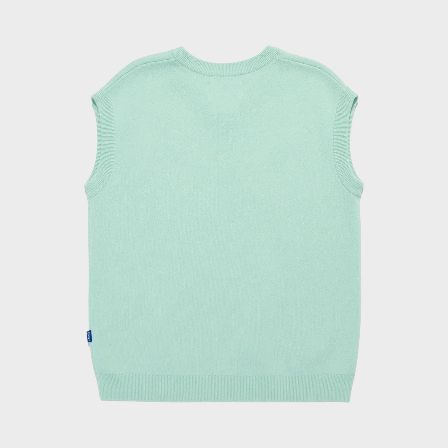 Dice Vest In Mint Green