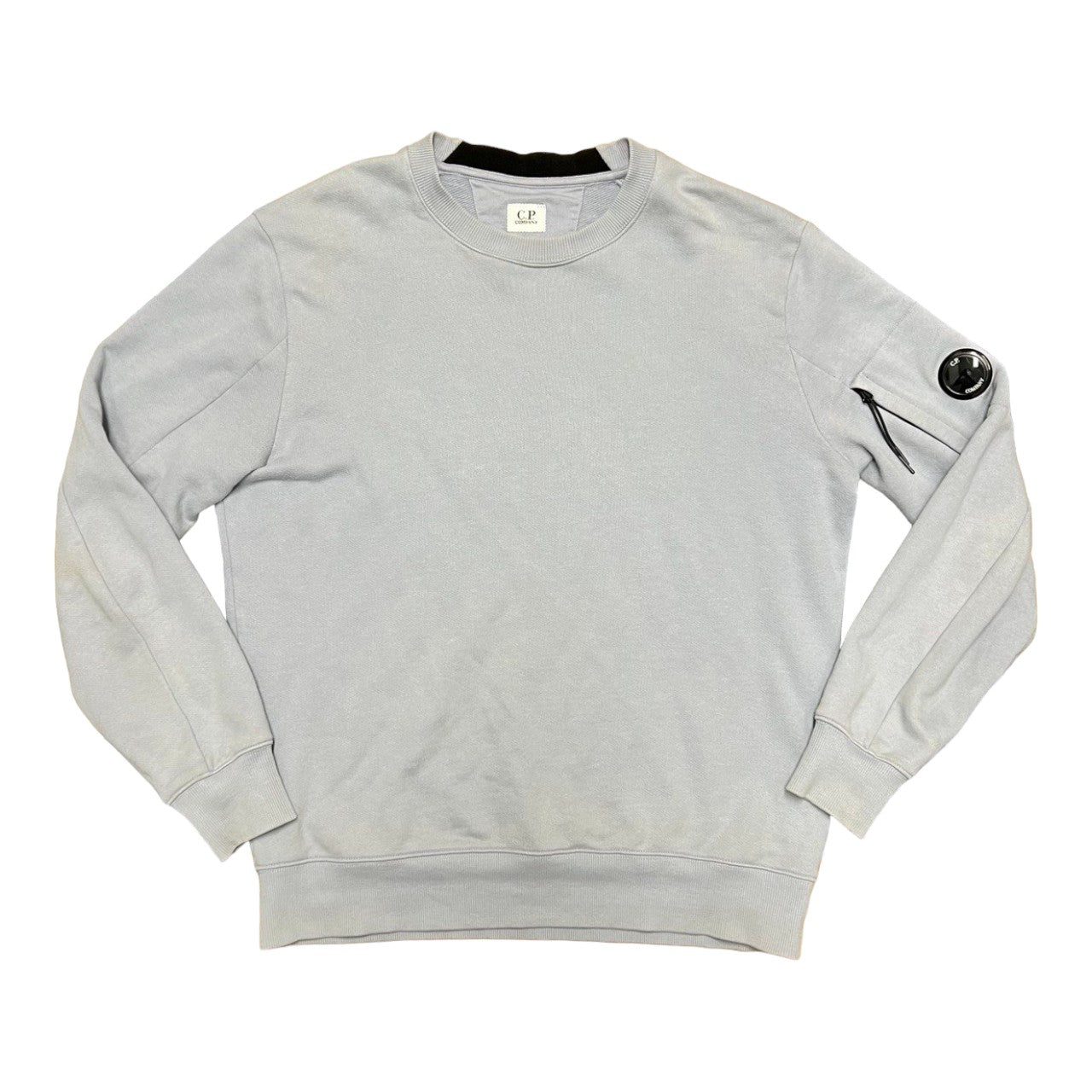 C.P COMPANY Heavyweight Lens Sweatshirt Light Blue L - Supplied LuxuryC.P Company