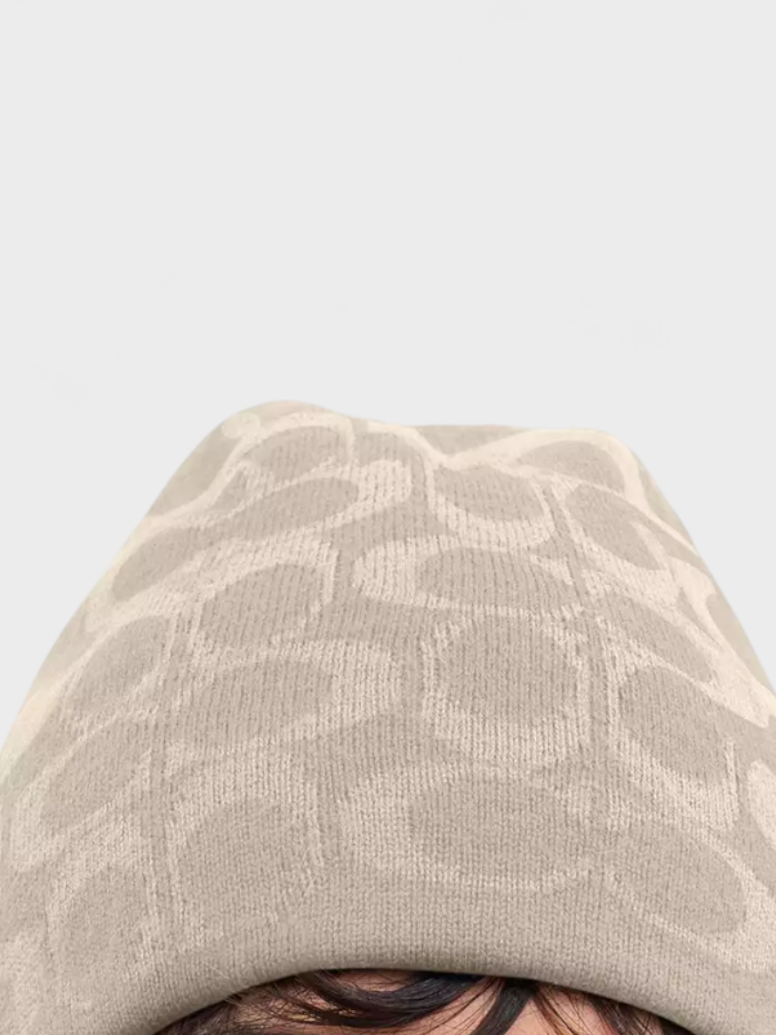 Coach Reversible Signature Beanie Beige