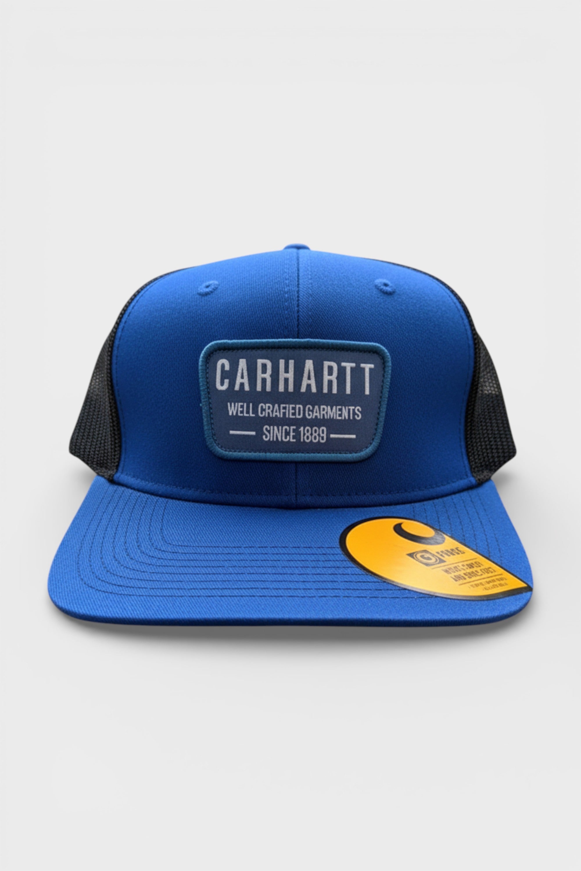 Carhartt Logo Trucker Cap Blue Black