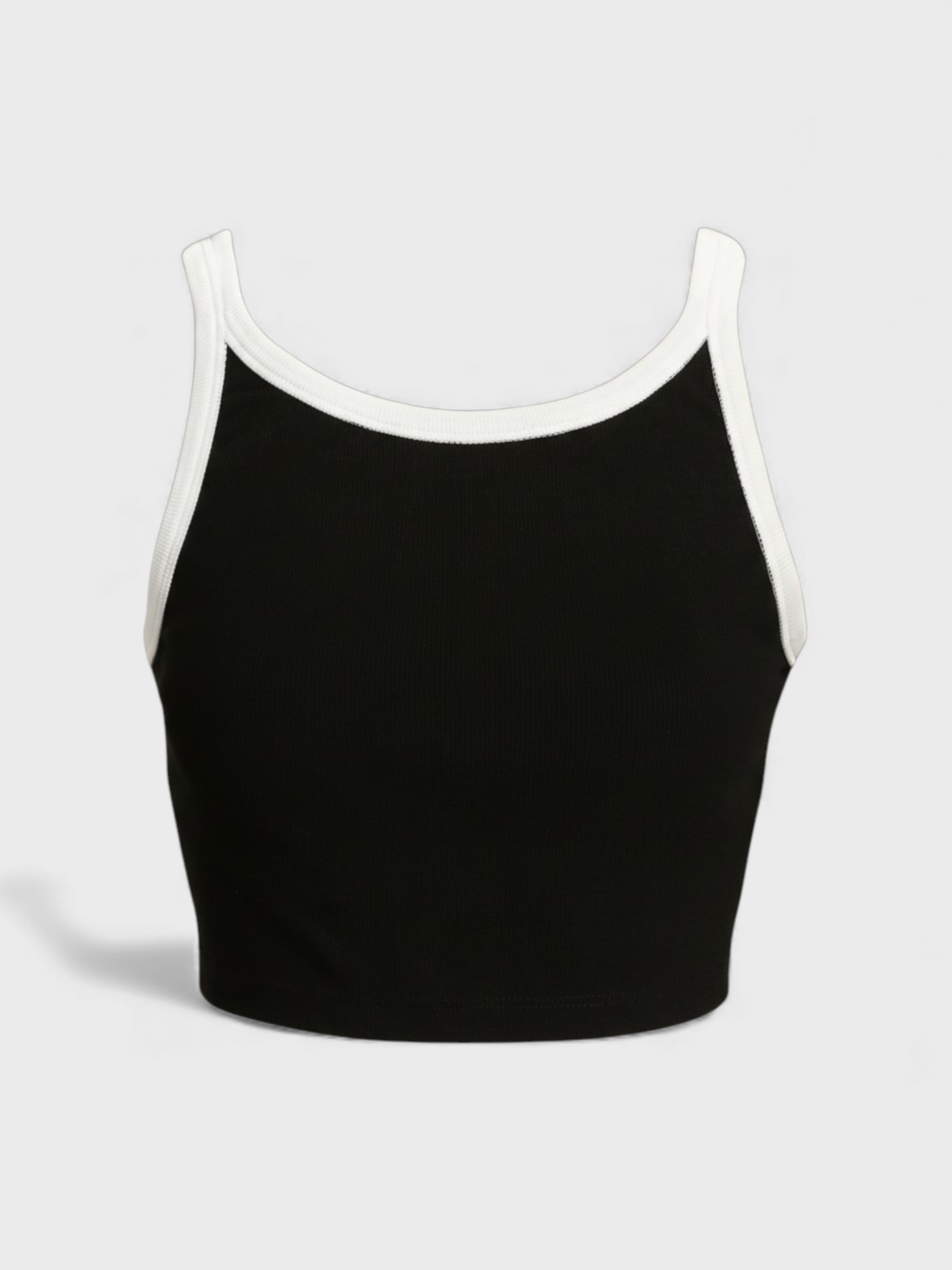 Palm Angels Monogram Tank Top Black White