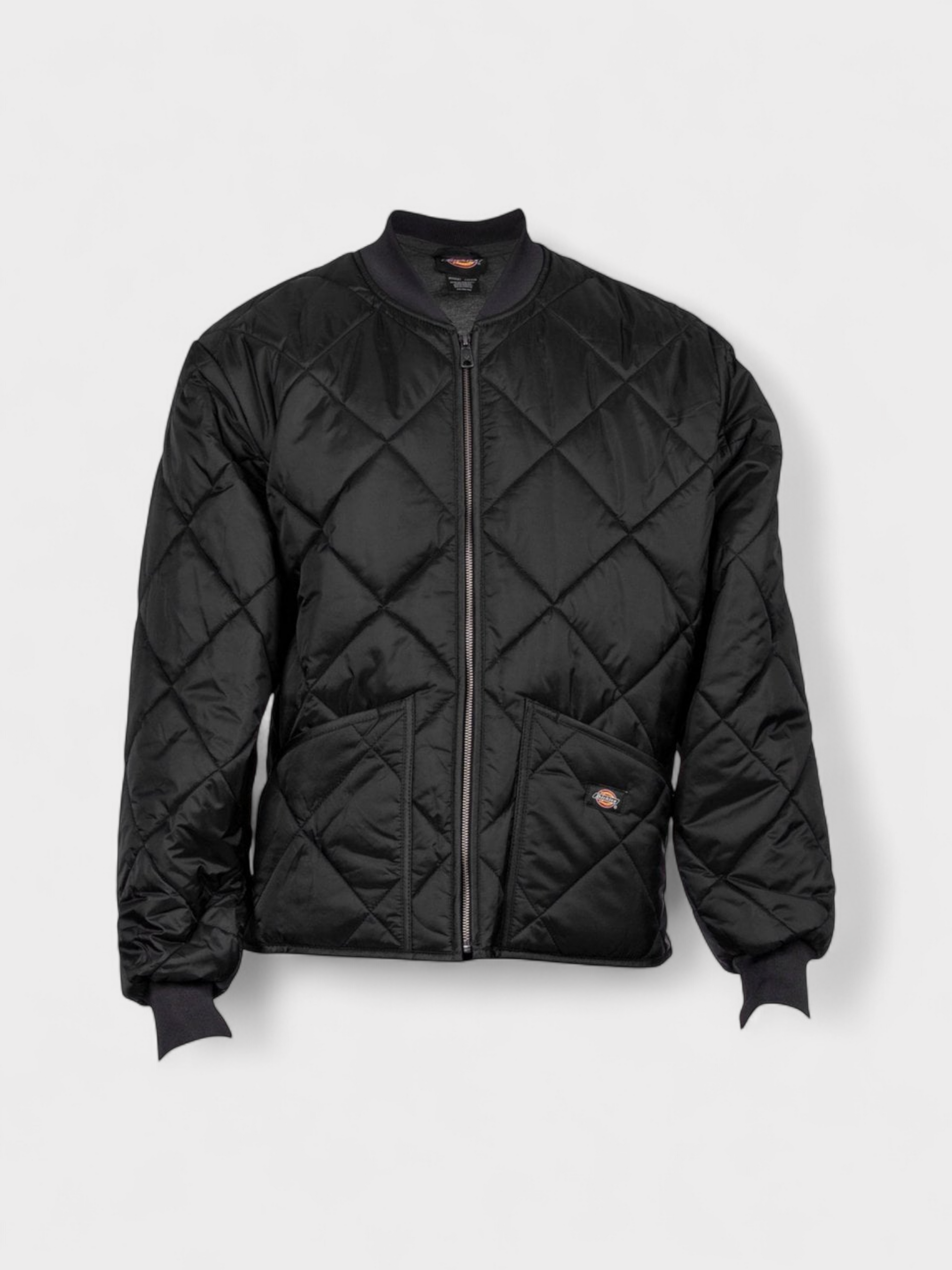Dickies Diamond Quilted Bomber Jacket Black