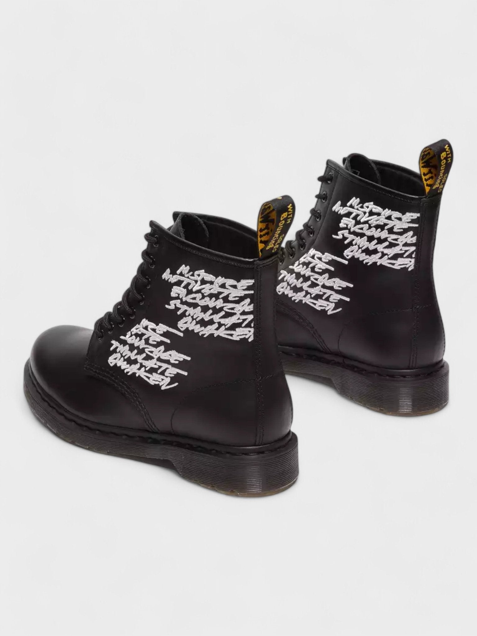 Dr Martens Futura Laboratories x 1460 'Embroidered Black' - Supplied FashionDr Martens