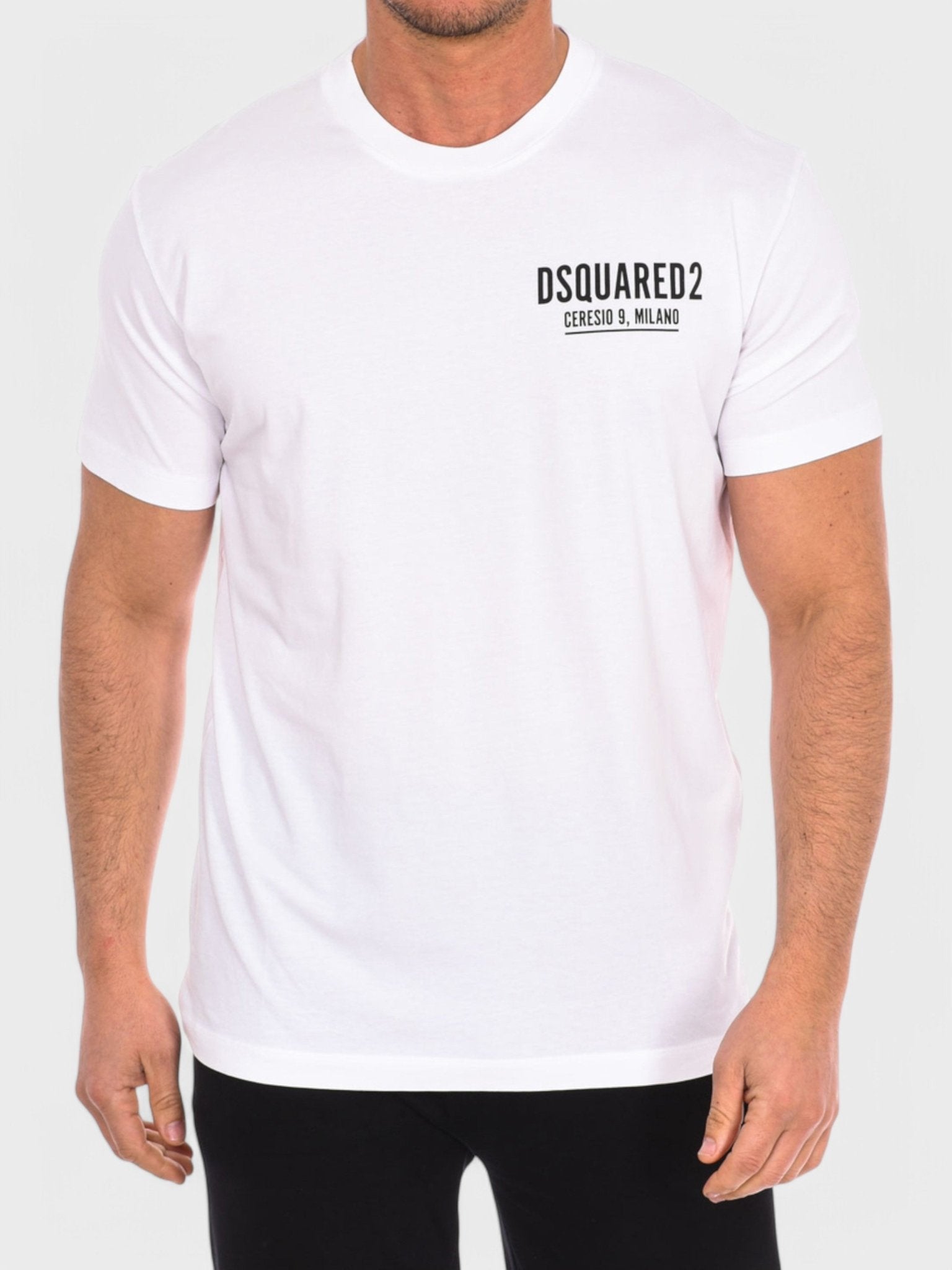 Dsquared2 Logo T Shirt White - Supplied FashionDSquared2