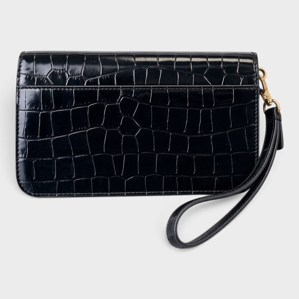 Britten Chain Wallet Wristlet Bag Black