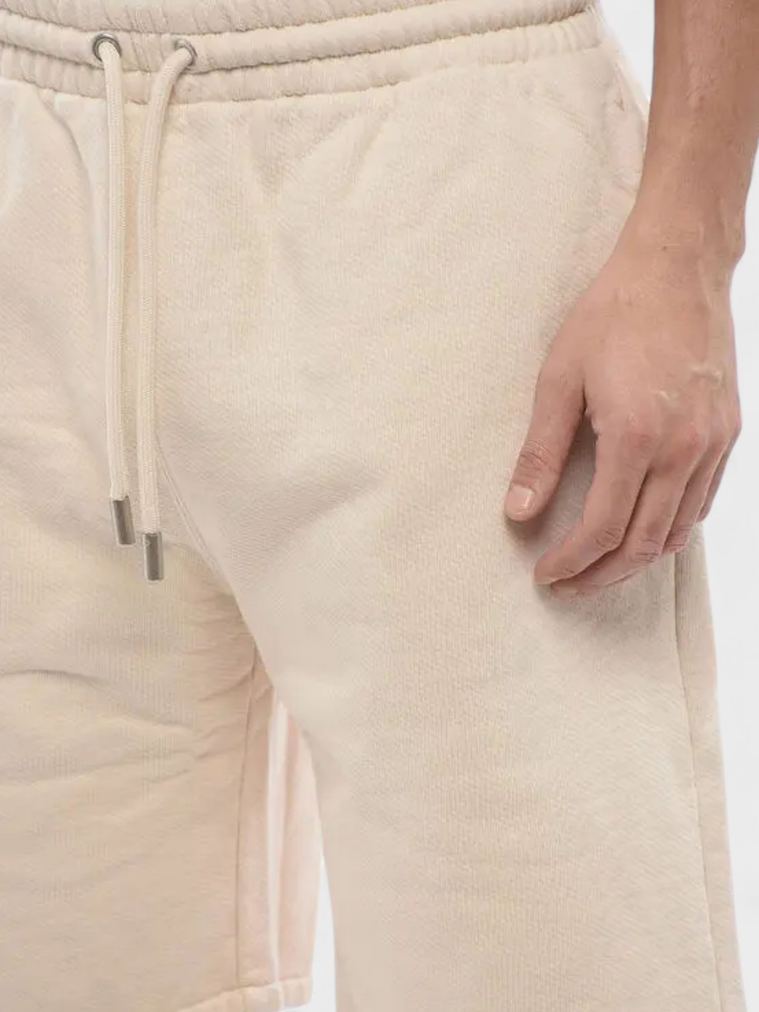 Off-White Diag Sweatshorts Beige