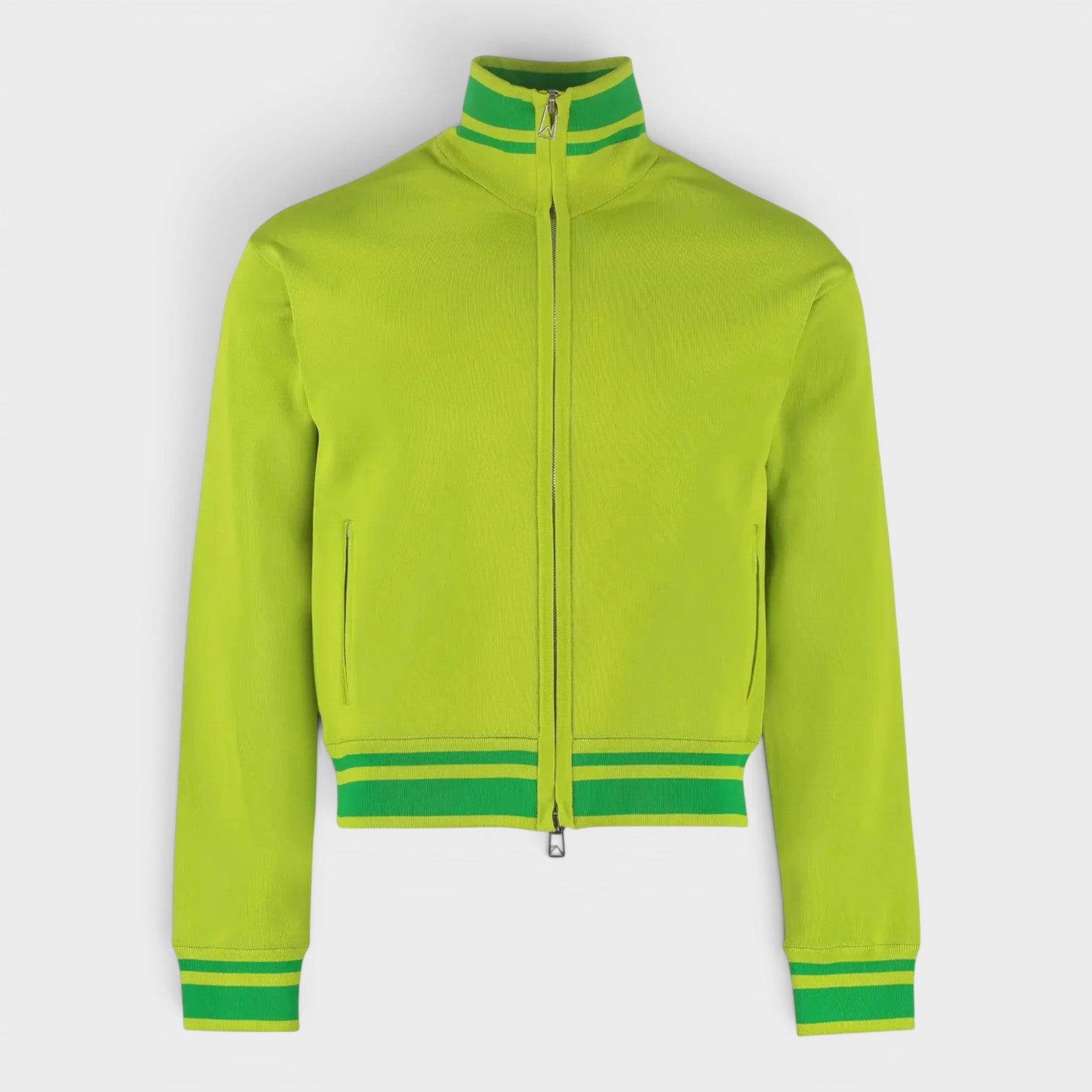 Technical Double Fabric Jacket Green