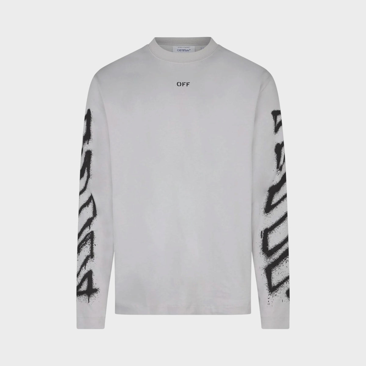 Off Spray Can Arrow Skate Long Sleeve T Shirt Light Stone
