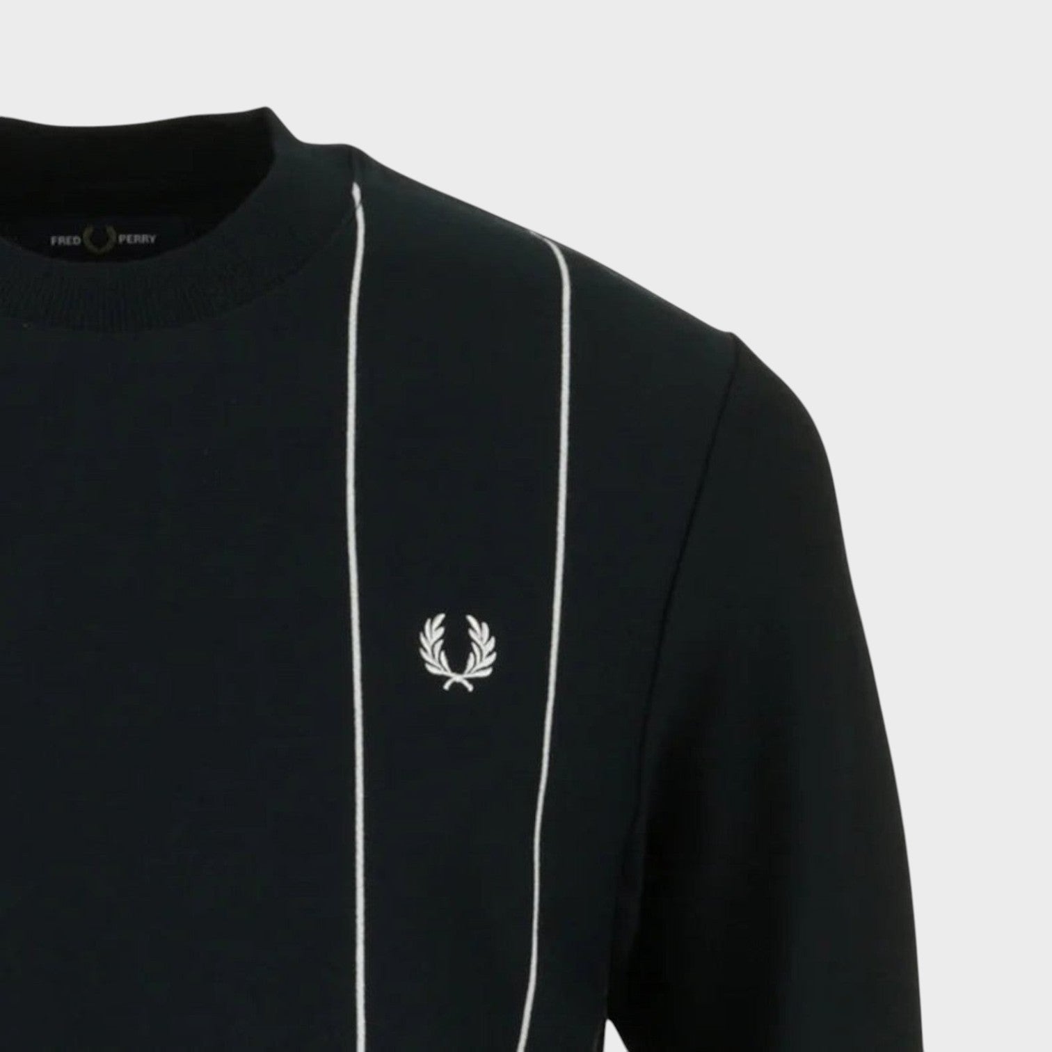 Pinstripe Sweatshirt Navy Blue