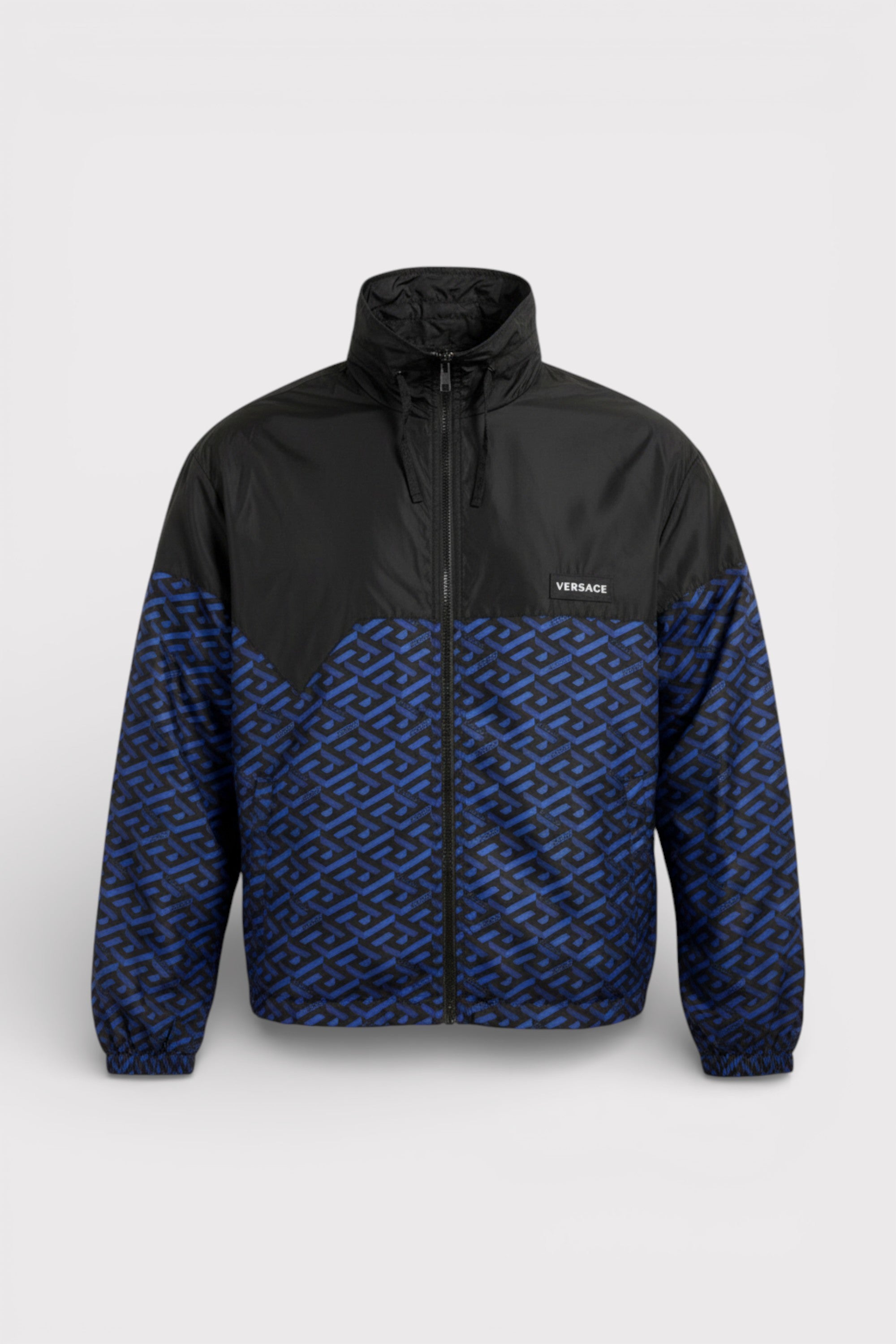 Versace Blouson Windbreaker Jacket Blue Black