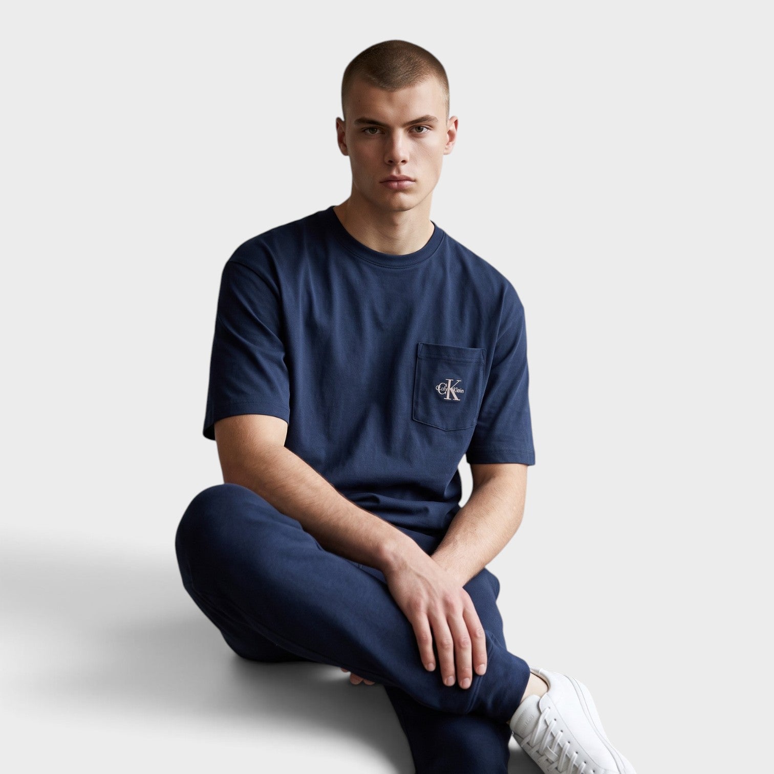 Monogram S/S Crew T-shirt Enchanted Blue