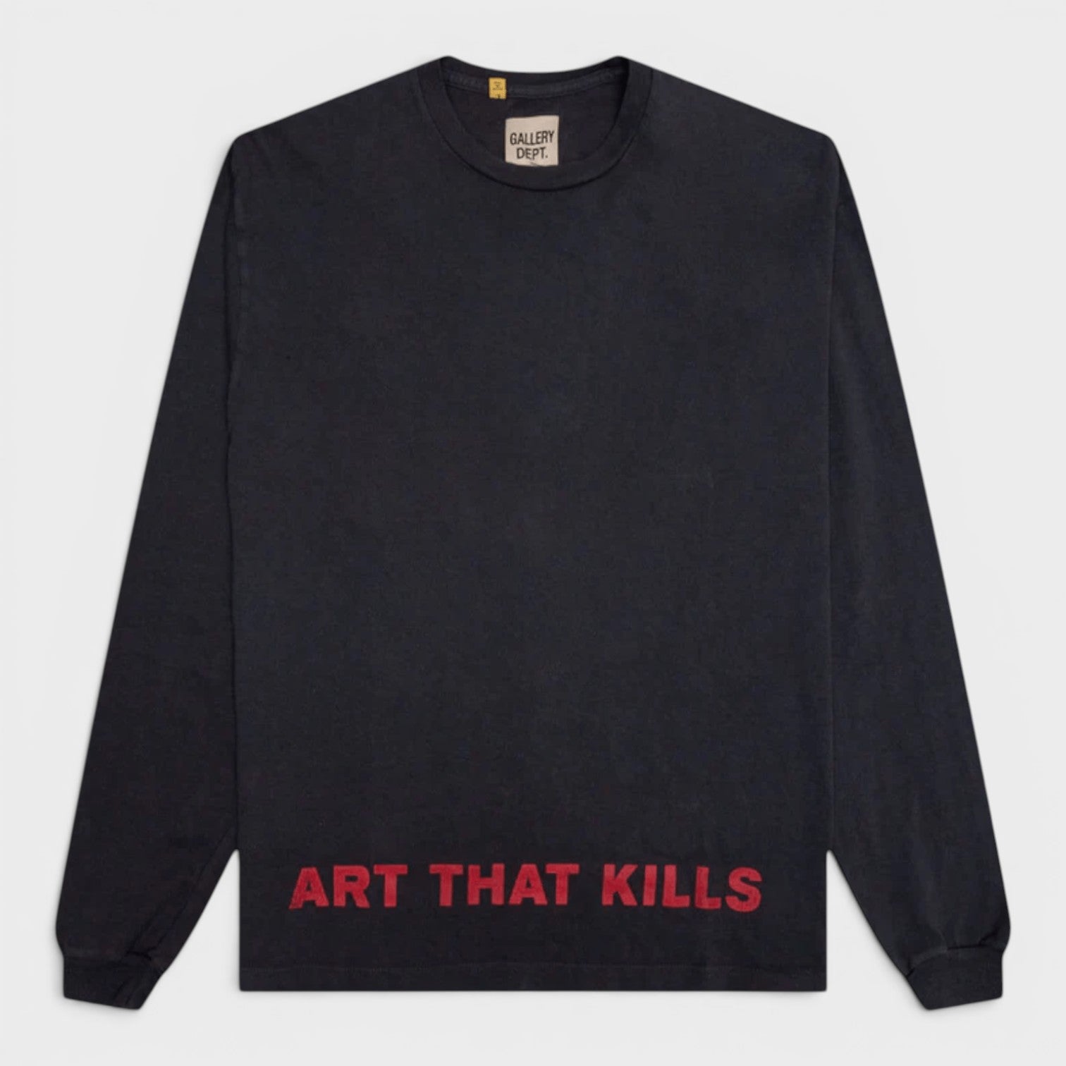 Anarchy Long Sleeve T-Shirt Black Red