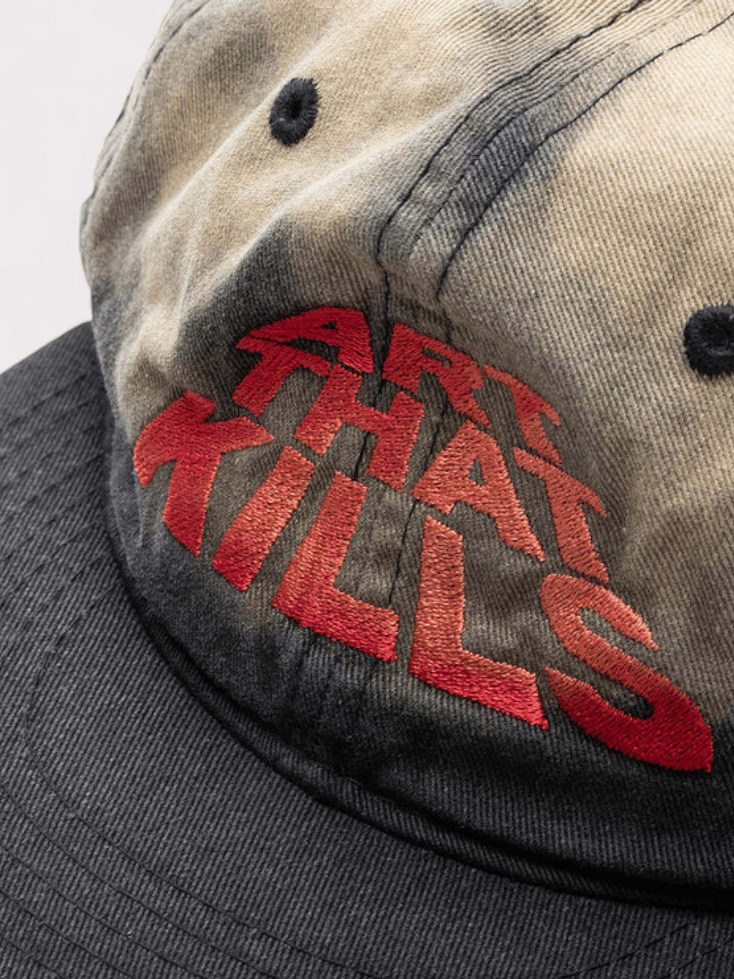 Gallery Dept. Art That Kills Sun Faded Cap Sun Faded Black - Supplied FashionGallery Dept.