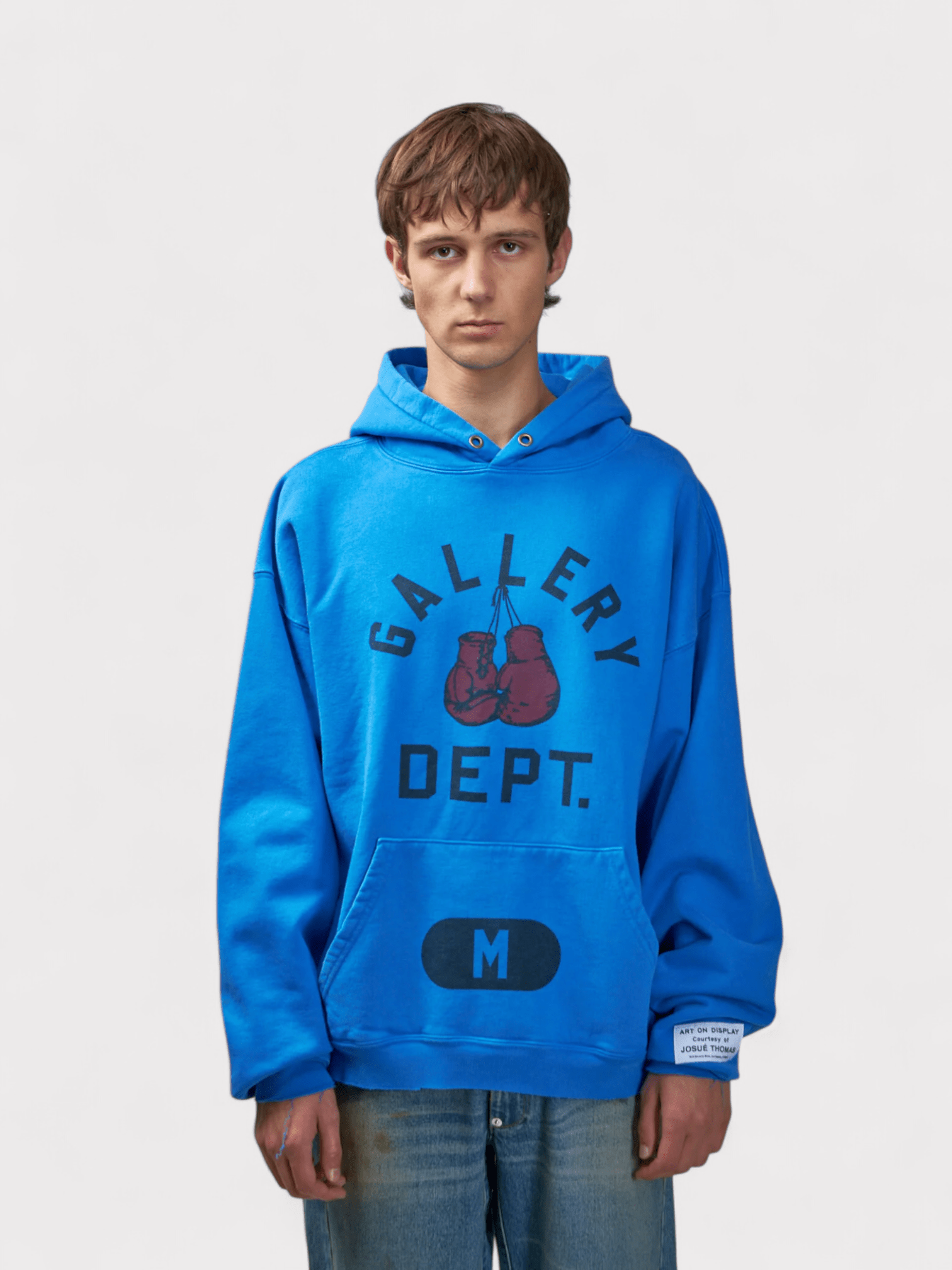 Gallery Dept. Boxing Merch Hoodie Royal Blue - Supplied FashionGallery Dept.