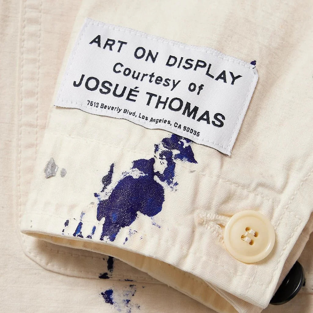 EP Jacket All-Over Paint-Splatter Jacket White Multi