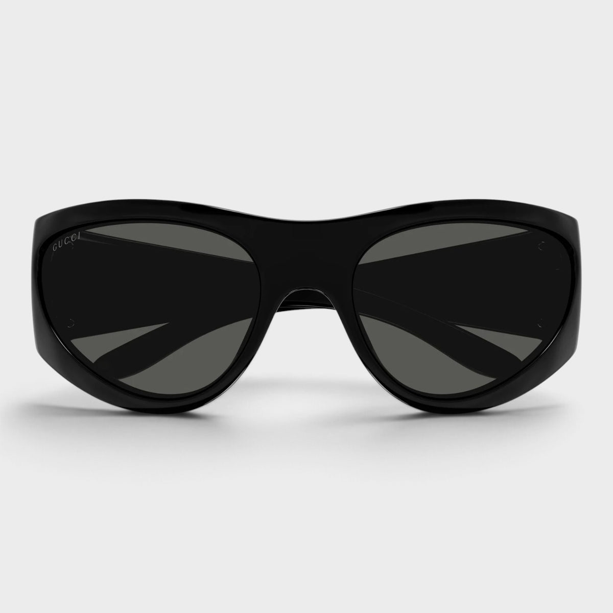 Logo Shield Sunglasses Black Grey