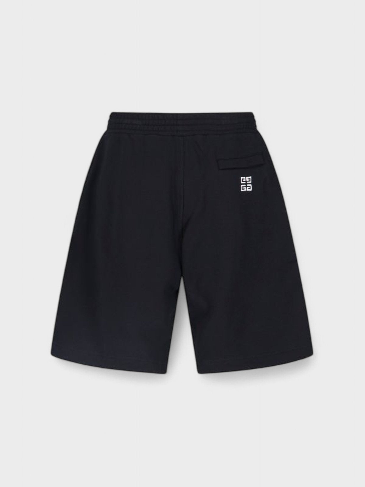 Givenchy Boxy Fit Givenchy Embroidery Shorts Black - Supplied FashionGivenchy