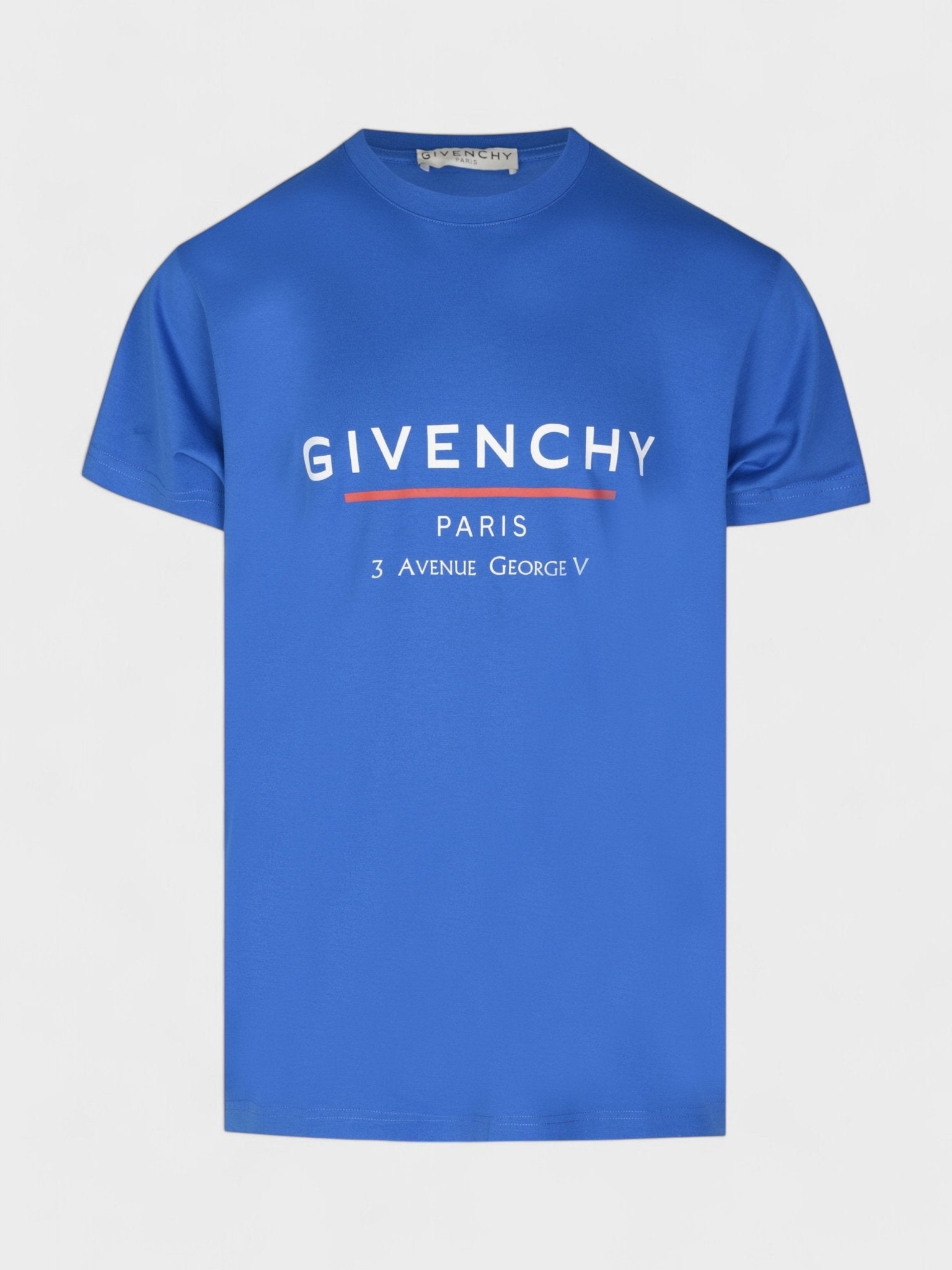 Givenchy Oversized T-Shirt Givenchy Address Ocean Blue - Supplied FashionGivenchy