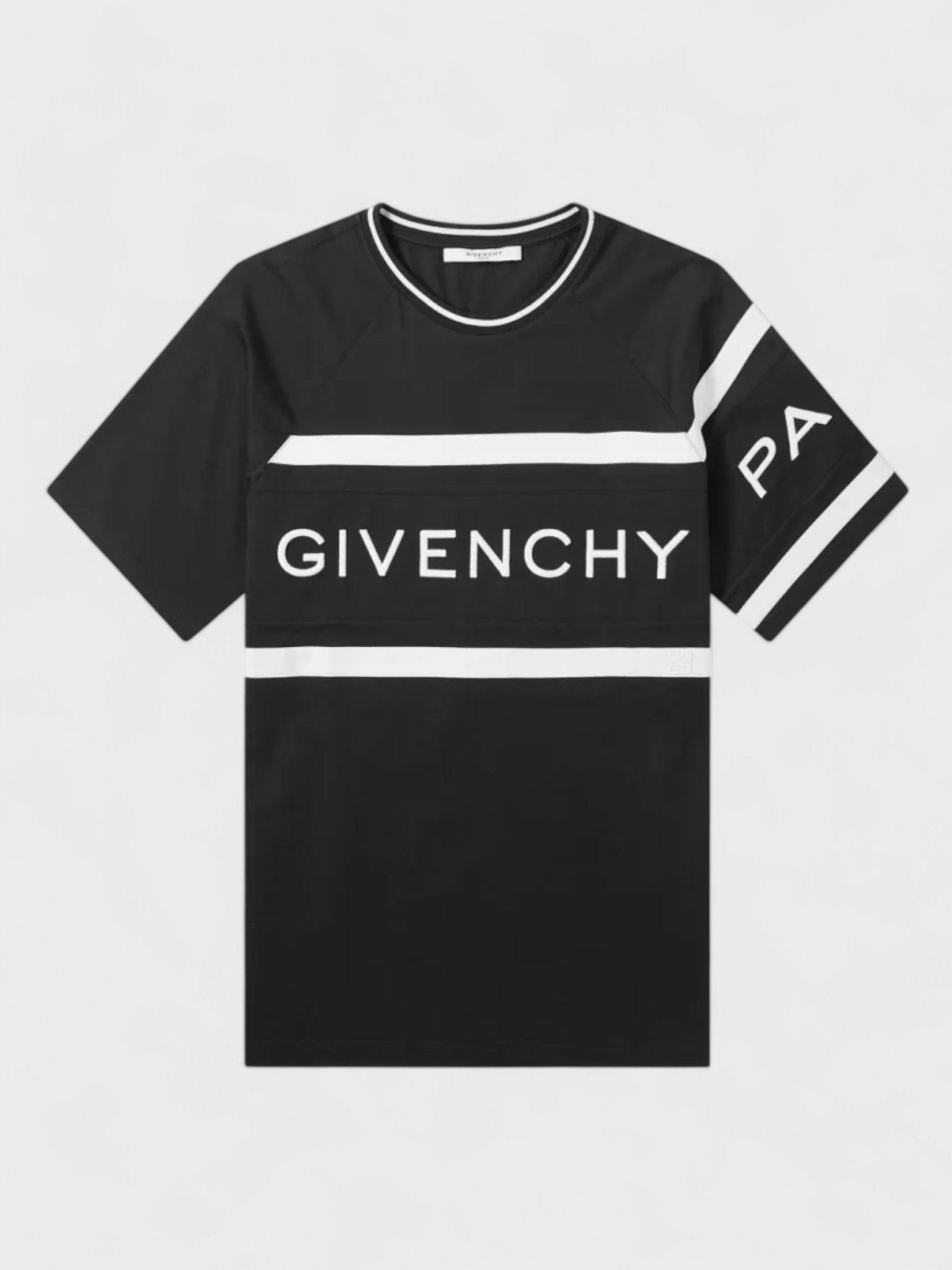 Givenchy Slim Fit Givenchy Band T-Shirt Black - Supplied FashionGivenchy