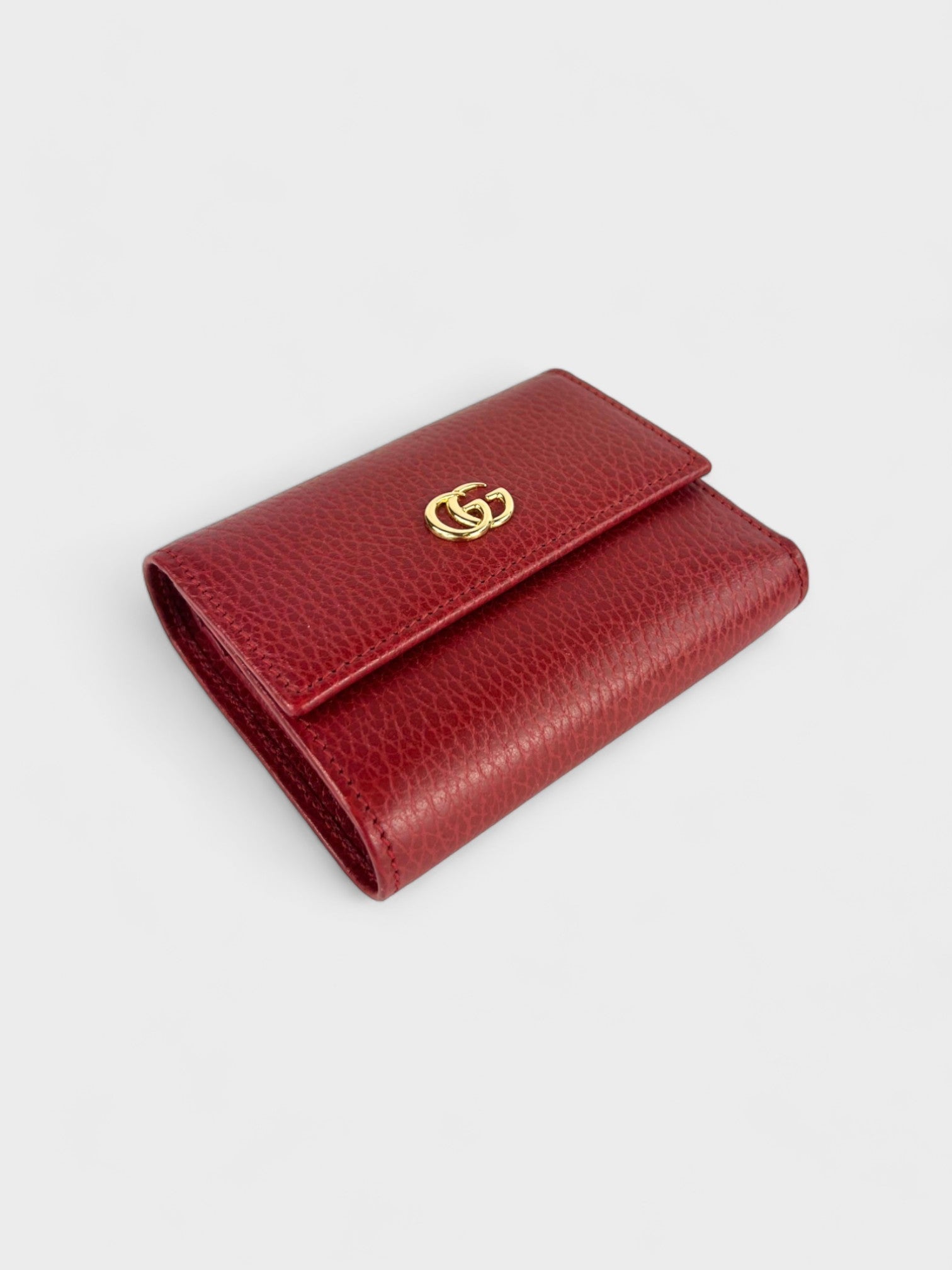 Gucci GG Marmont Leather Wallet Red - Supplied LuxuryGucci