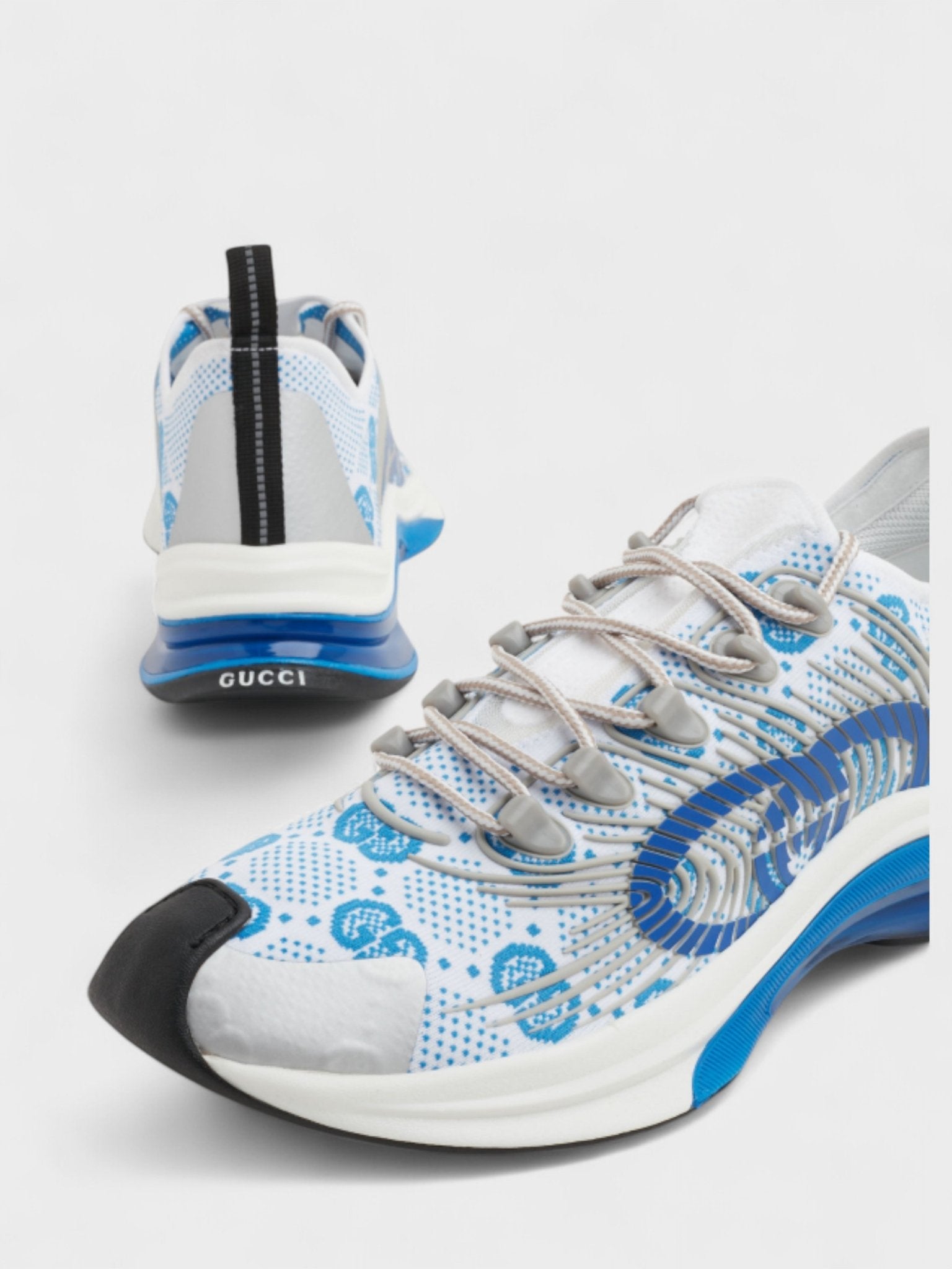 Gucci Run Sneakers Blue White - Supplied FashionGucci