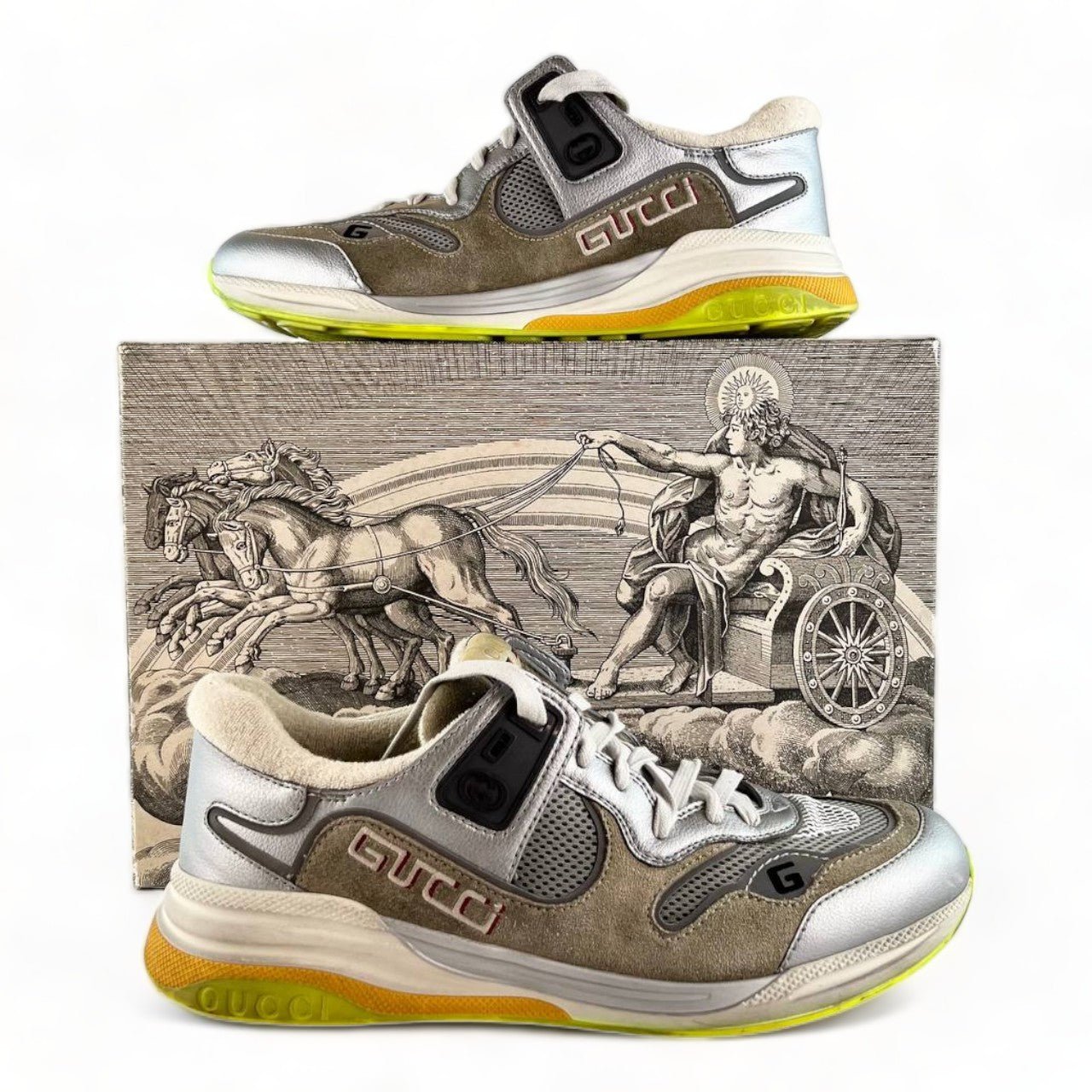 Gucci Ultrapace Silver Metallic UK10.5 - Supplied LuxuryGucci