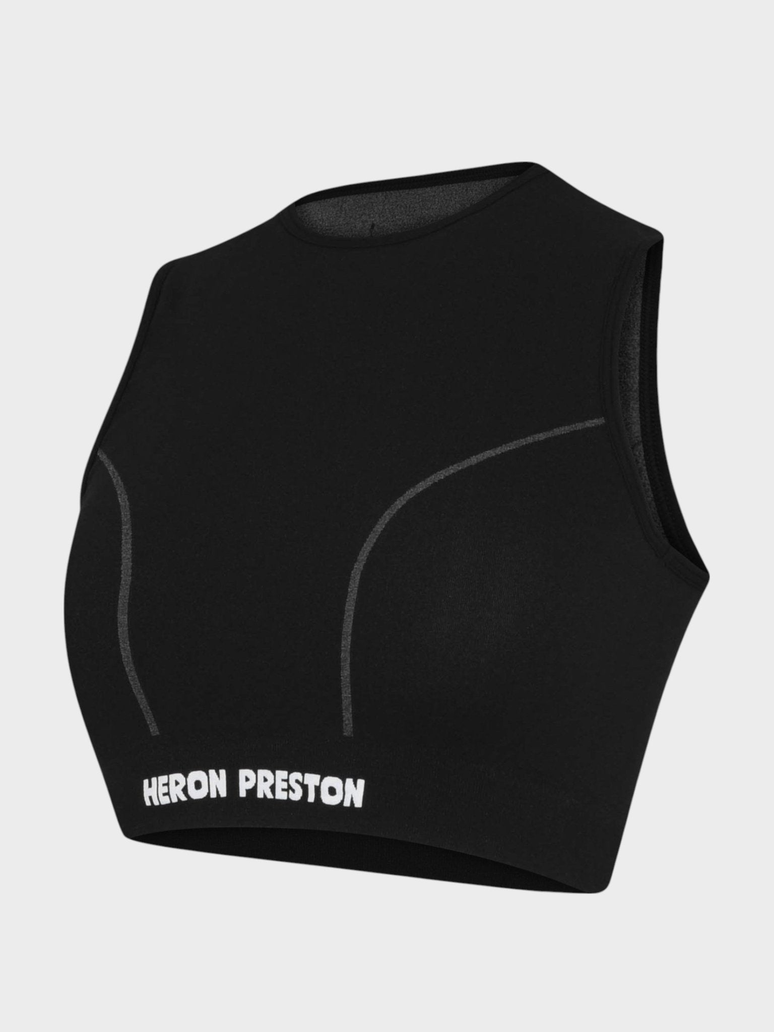 Heron Preston Active Short Sleeve Crop Top Black - Supplied FashionHeron Preston