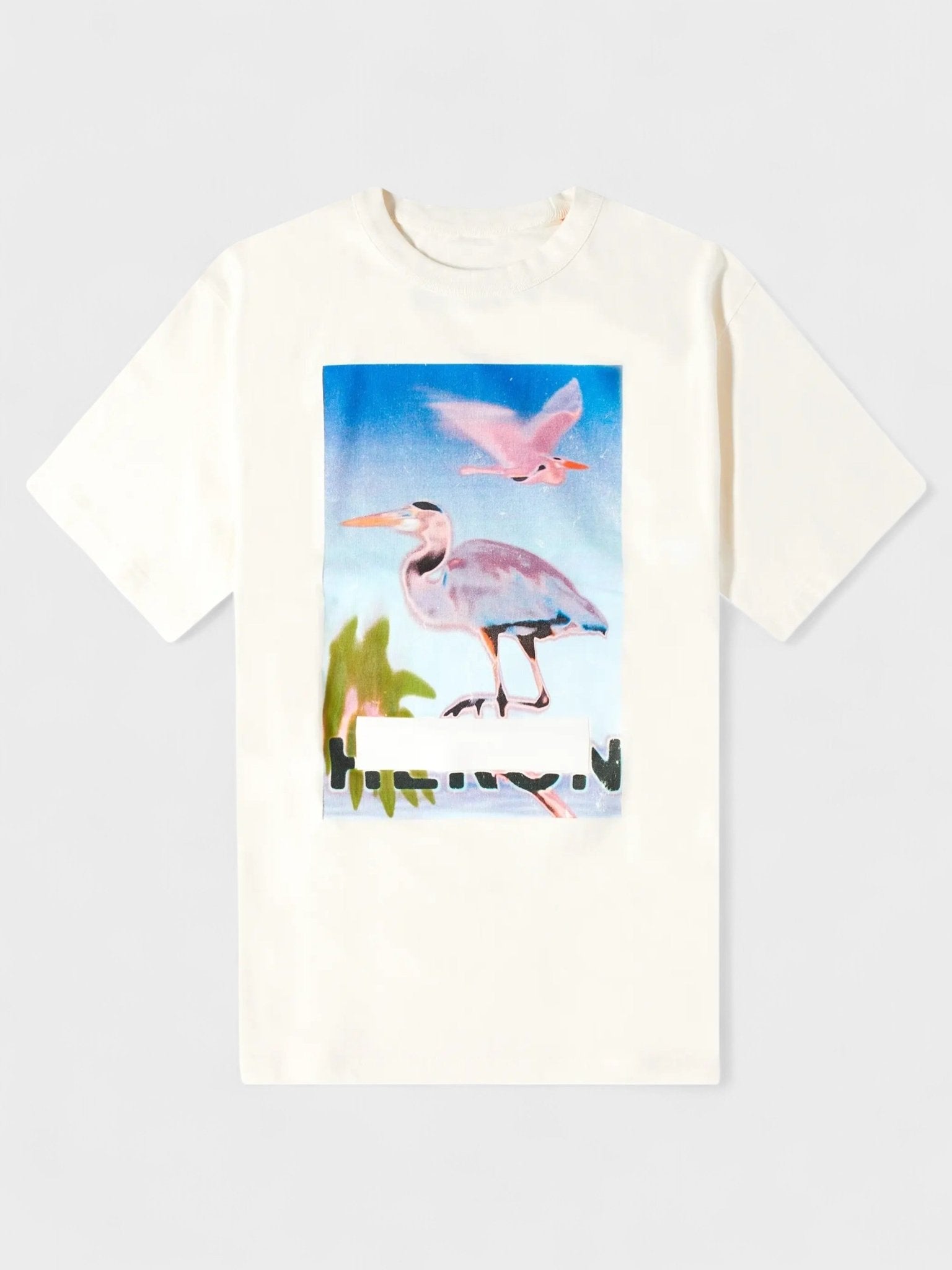 Heron Preston Censored Heron Short Sleeeve Tee White - Supplied FashionHeron Preston