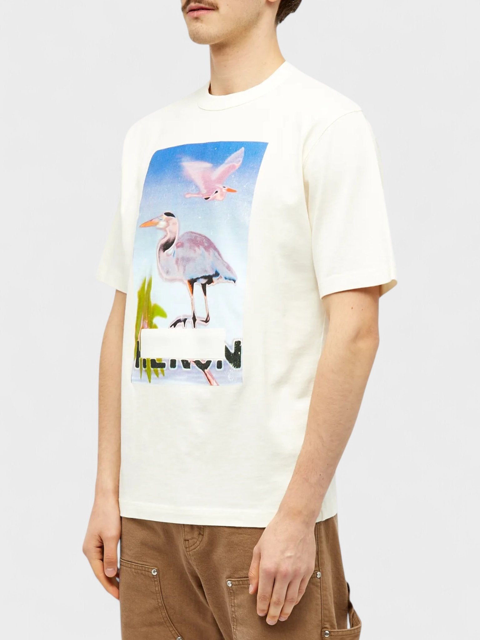 Heron Preston Censored Heron Short Sleeeve Tee White - Supplied FashionHeron Preston