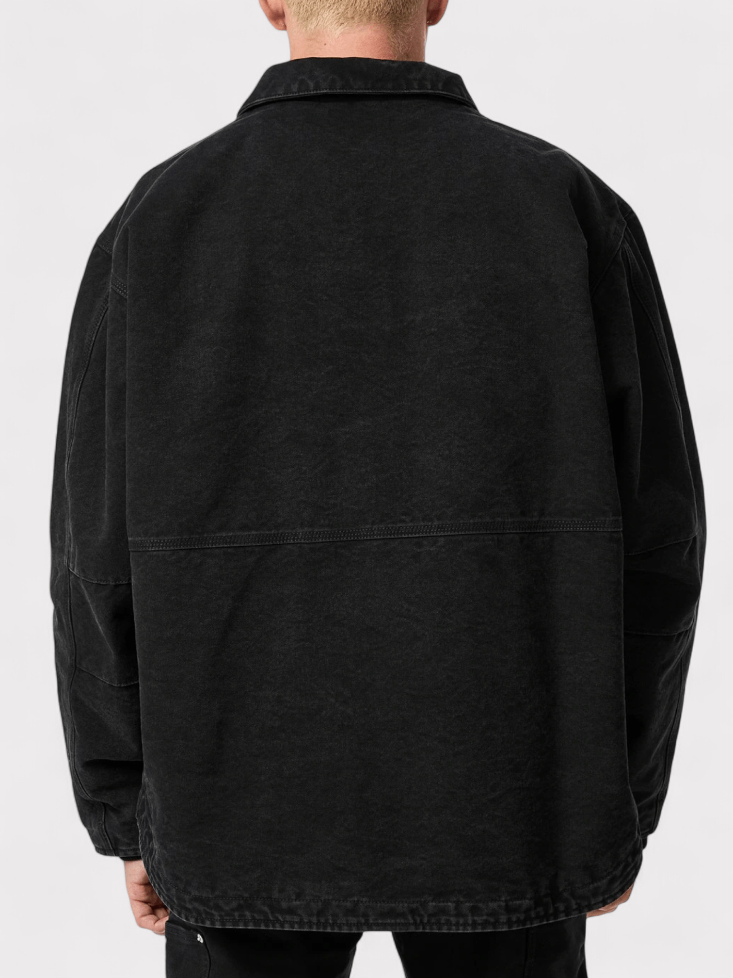 Heron Preston CTNMB Logo Canvas Padded Jacket Black - Supplied FashionHeron Preston