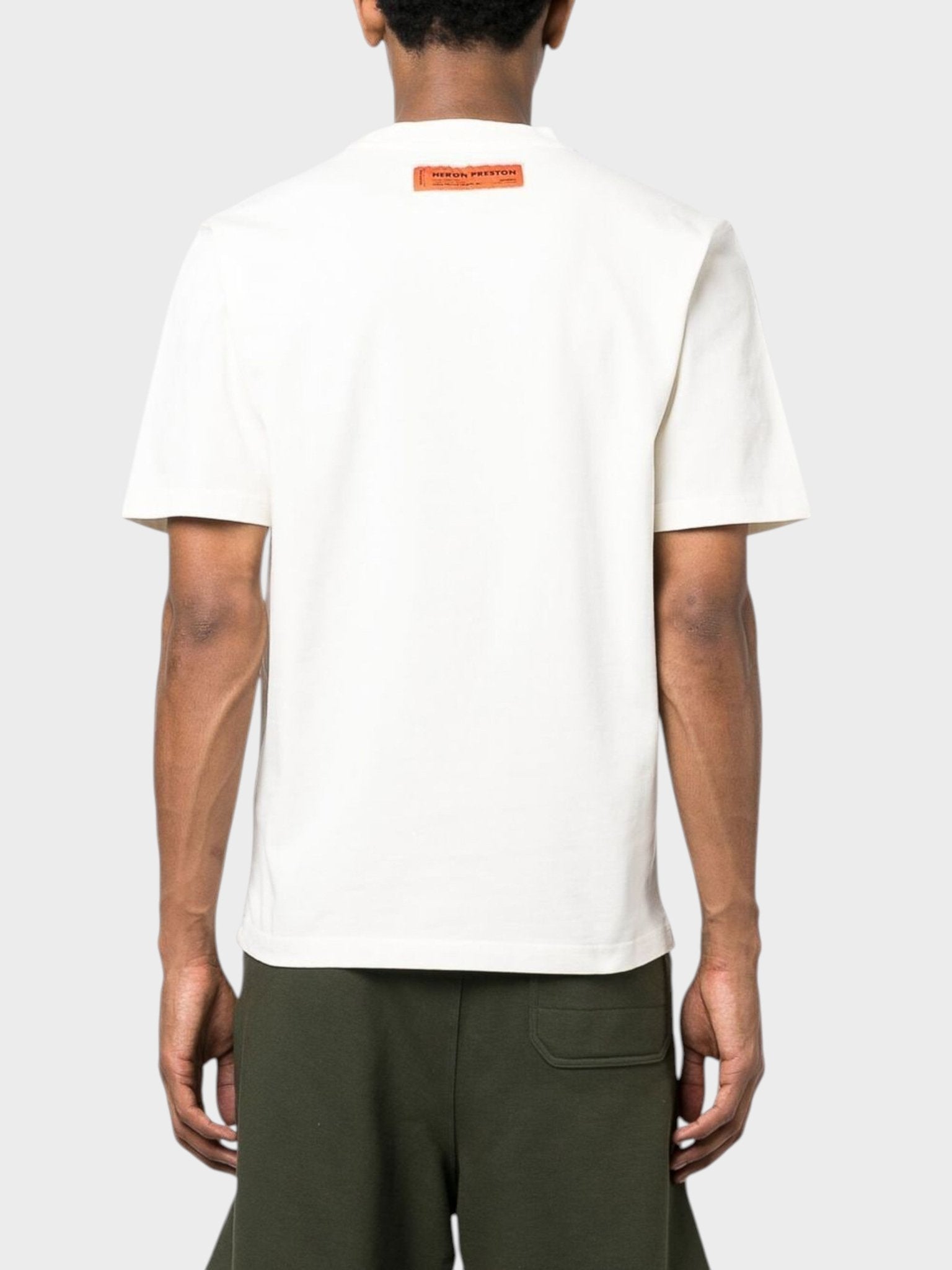 Heron Preston Embroidered Logo Tee White - Supplied FashionHeron Preston