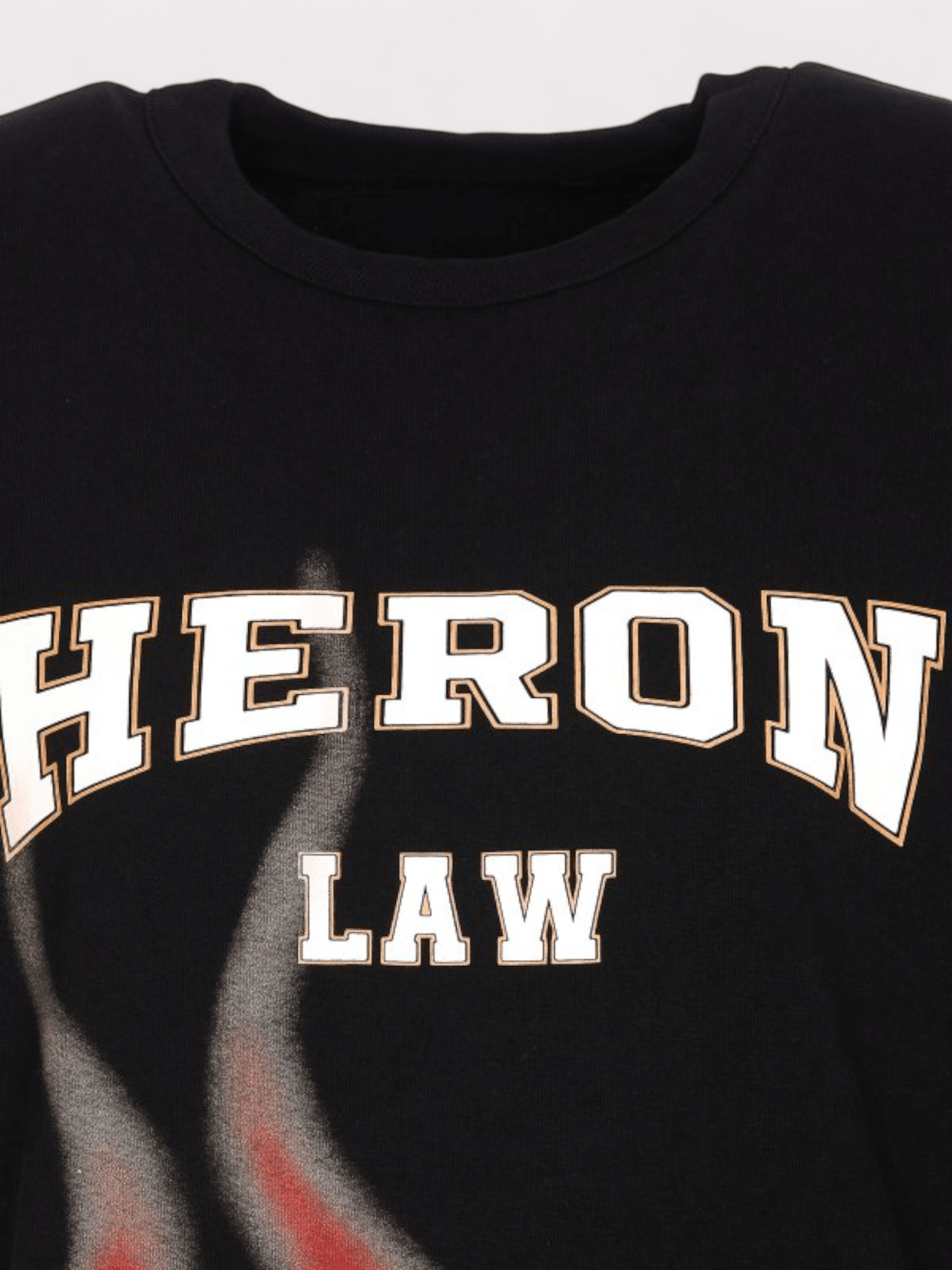 Heron Preston Heron Law Flames T Shirt Black - Supplied FashionHeron Preston