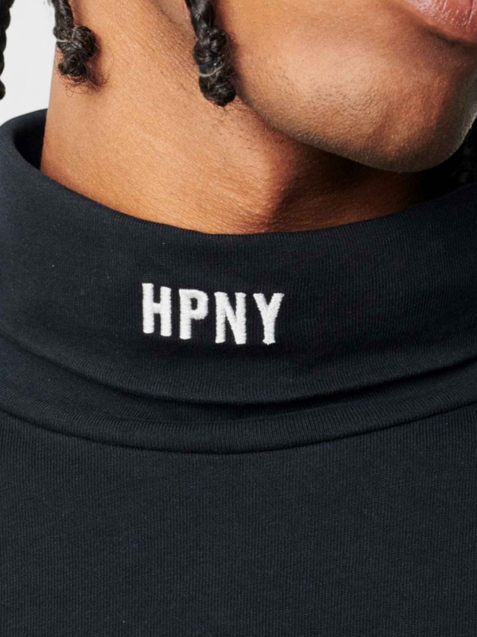 Heron Preston HPNY Embroidered Rollneck Black - Supplied FashionHeron Preston