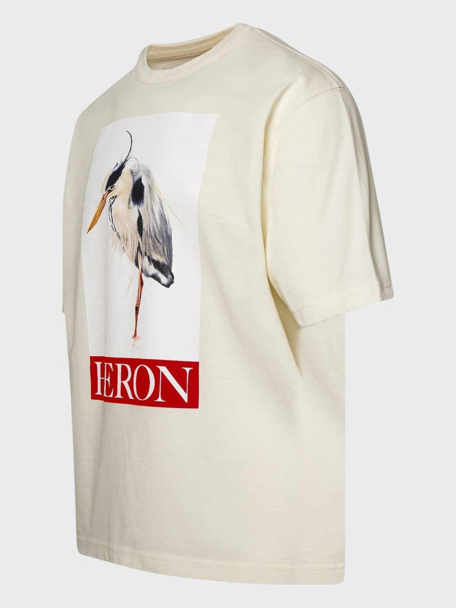 Heron Preston Painted Heron Tee Ivory - Supplied FashionHERON PRESTON