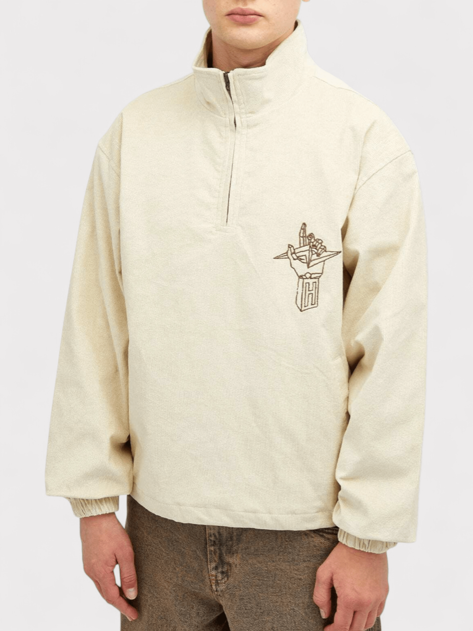 Honour The Gift Corduroy Qtr Zip Anorak - Supplied FashionHonour The Gift