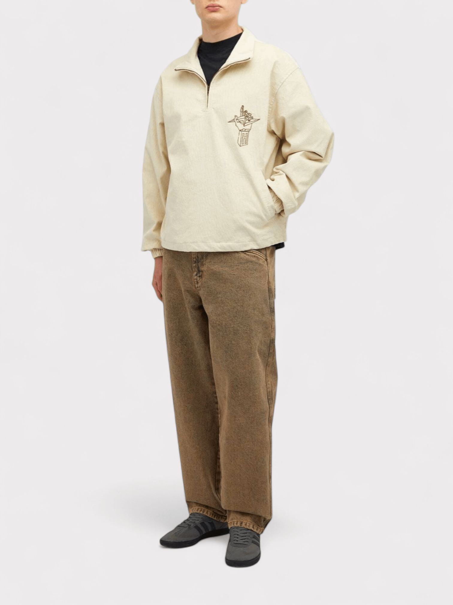 Honour The Gift Corduroy Qtr Zip Anorak - Supplied FashionHonour The Gift