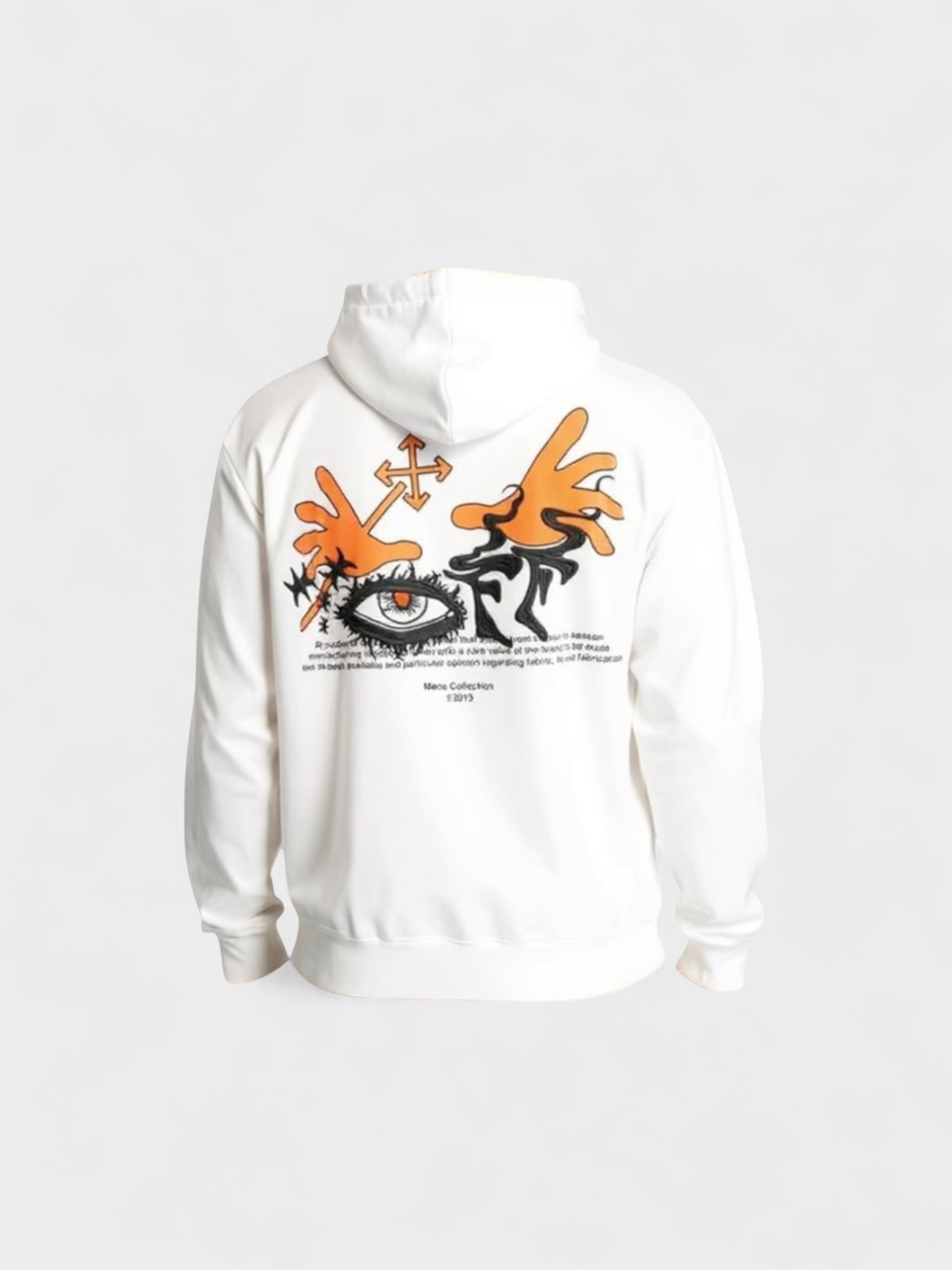 Off-White Wizard Eye Skate Hoodie White