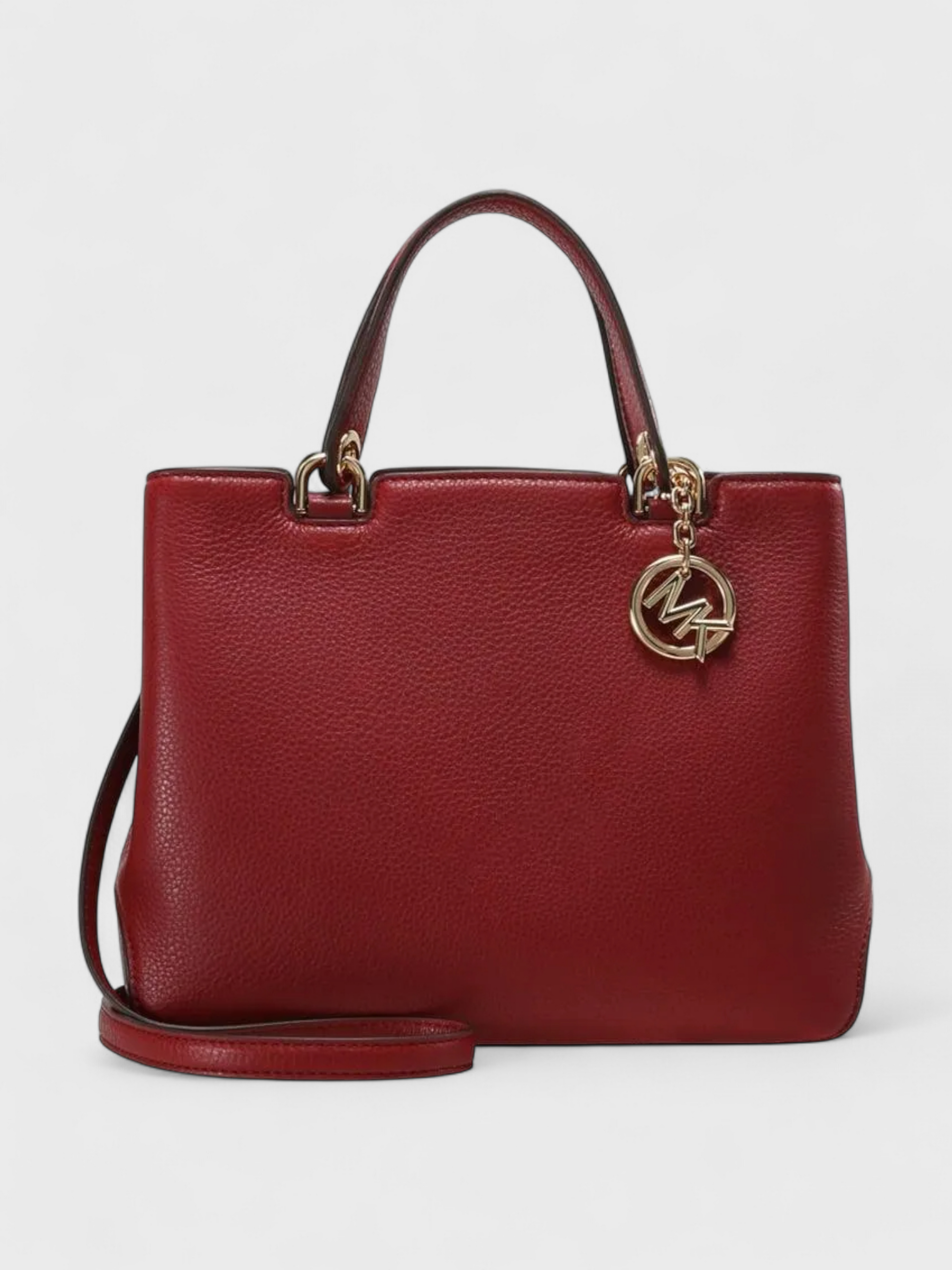 Michael Kors Anabelle Leather Bag Cherry Red