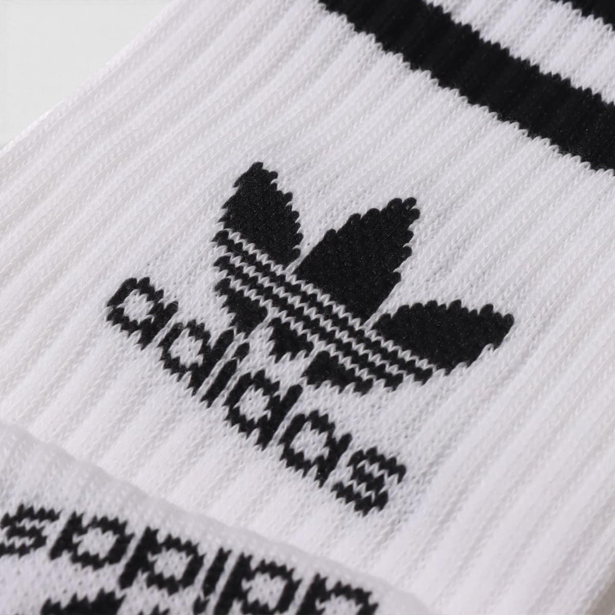 Mid Cut Crew Socks 3 Pairs White
