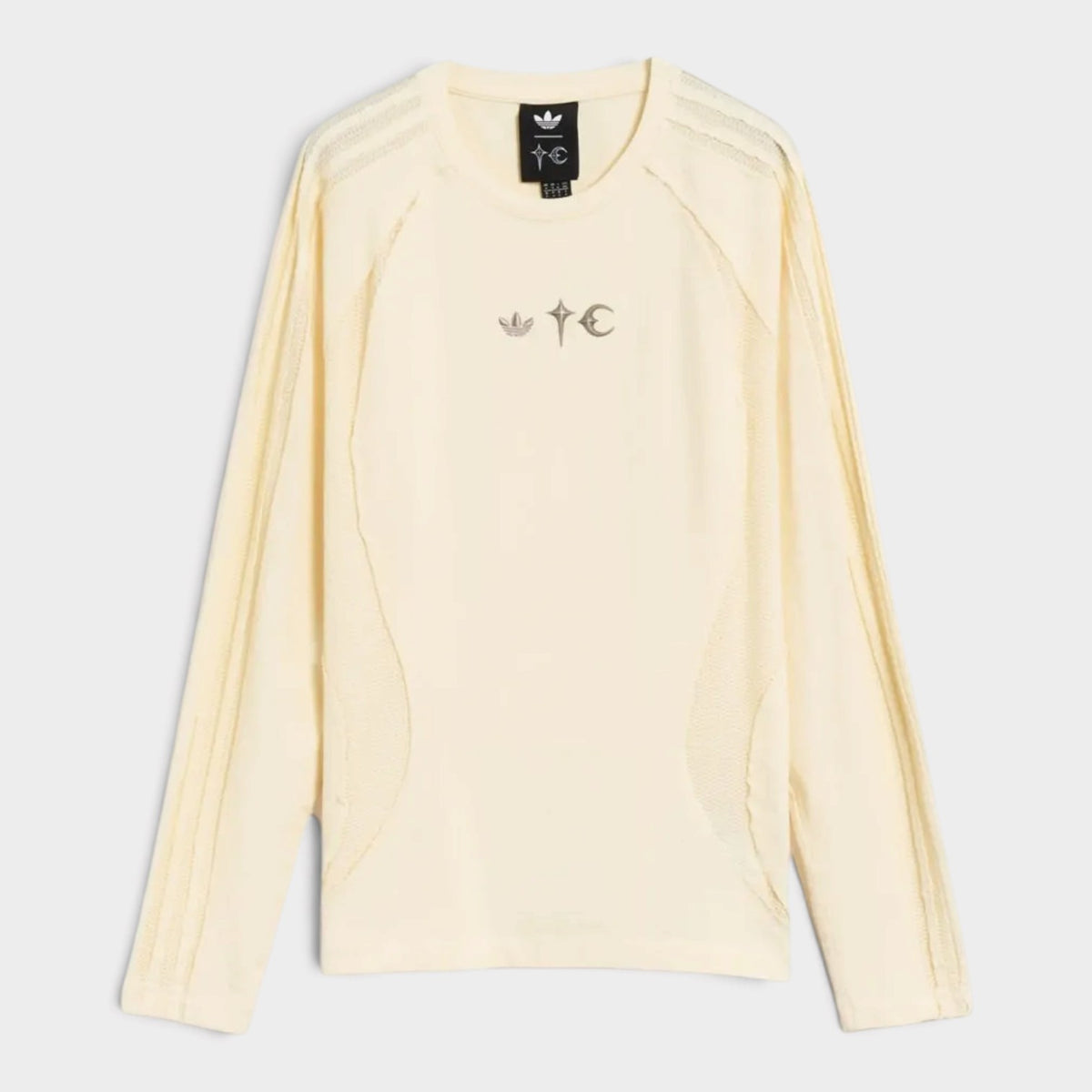 Adidas Teamgeist Long Sleeve Tee Cream White