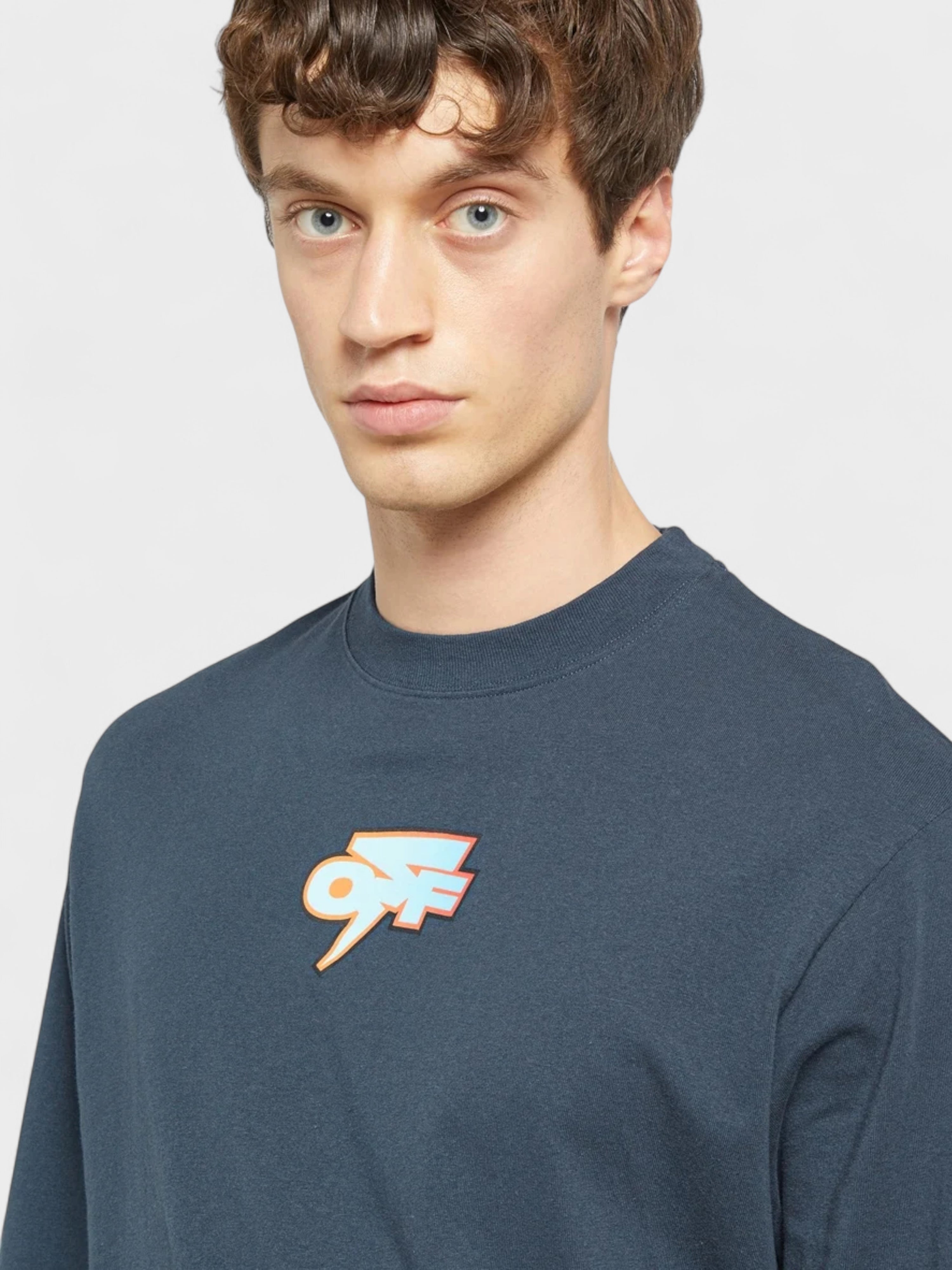 Off-White Degrade Thund Skate L/S Tee Outerspace