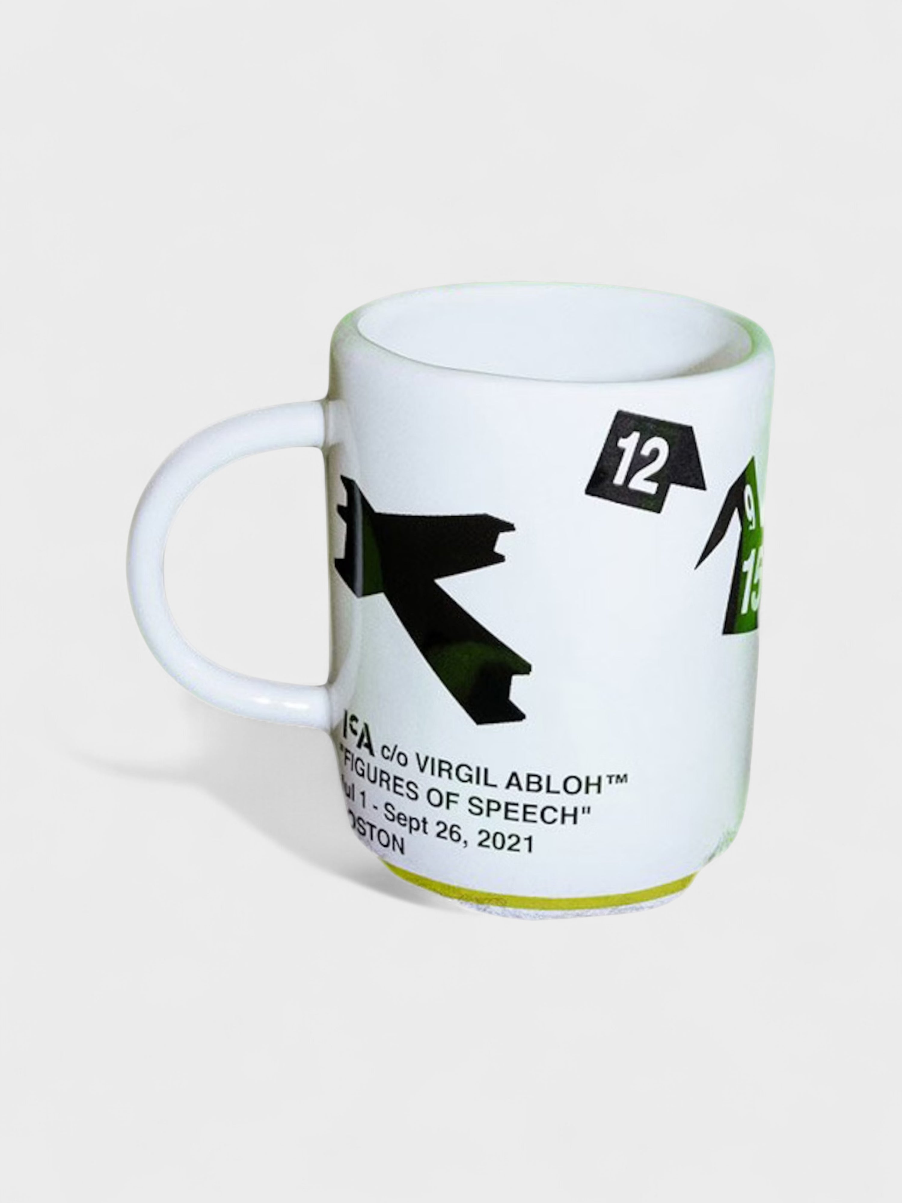 Off-White X ICA Ceramic Coffee Mug White