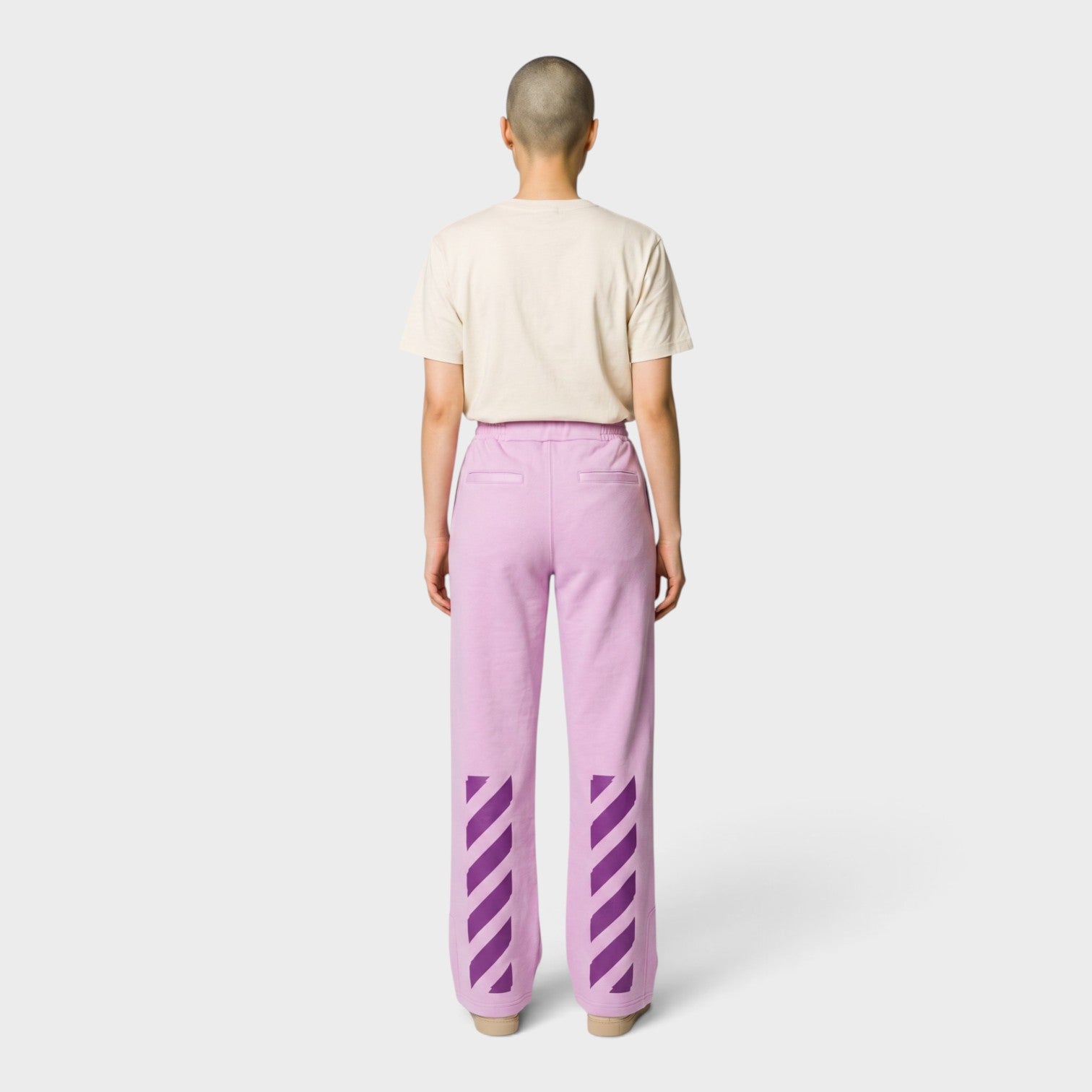 Diag Tapered Sweatpant Lilac | Off-White